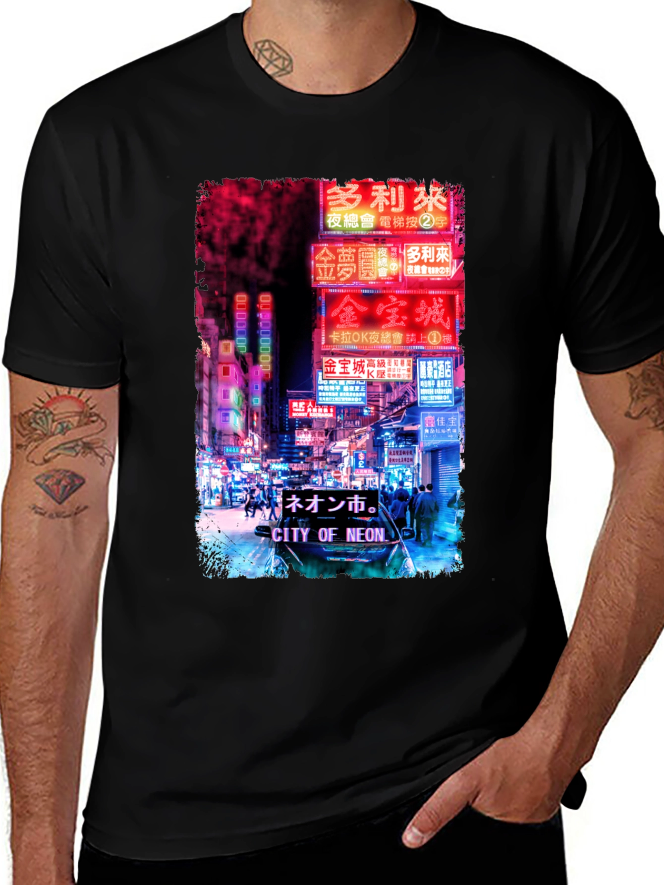 City of Neon T-Shirt - Urban Streetwear