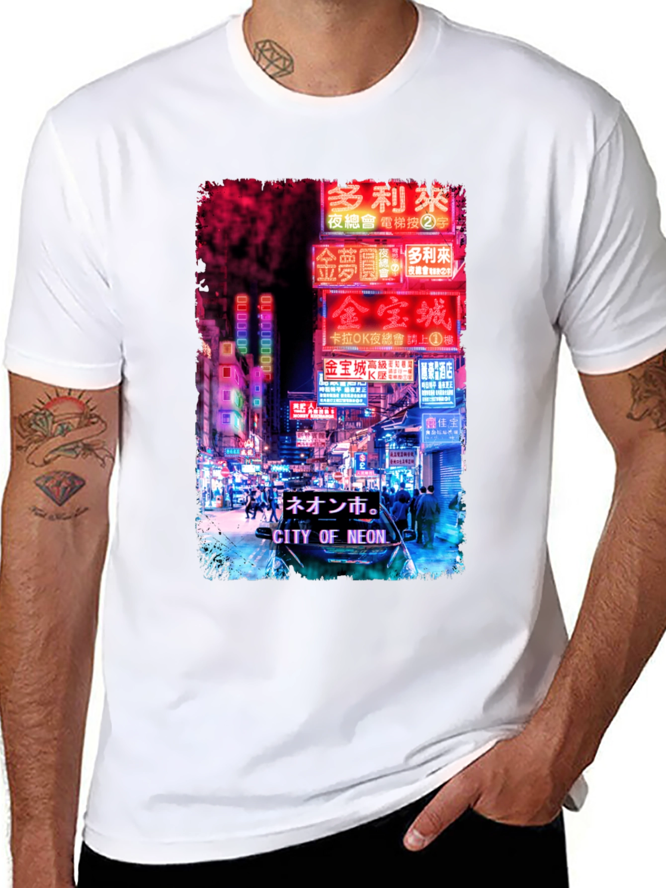City of Neon T-Shirt - Urban Streetwear