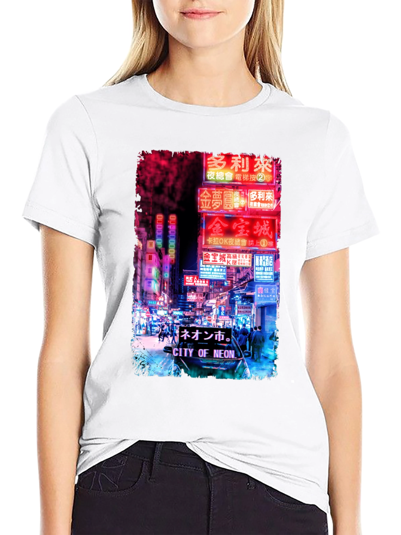 City of Neon T-Shirt - Urban Streetwear