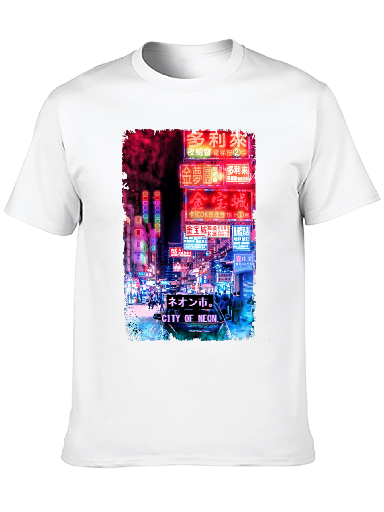 City of Neon T-Shirt - Urban Streetwear