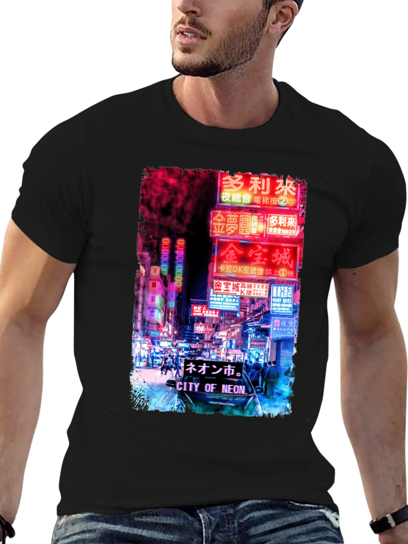 City of Neon T-Shirt - Urban Streetwear
