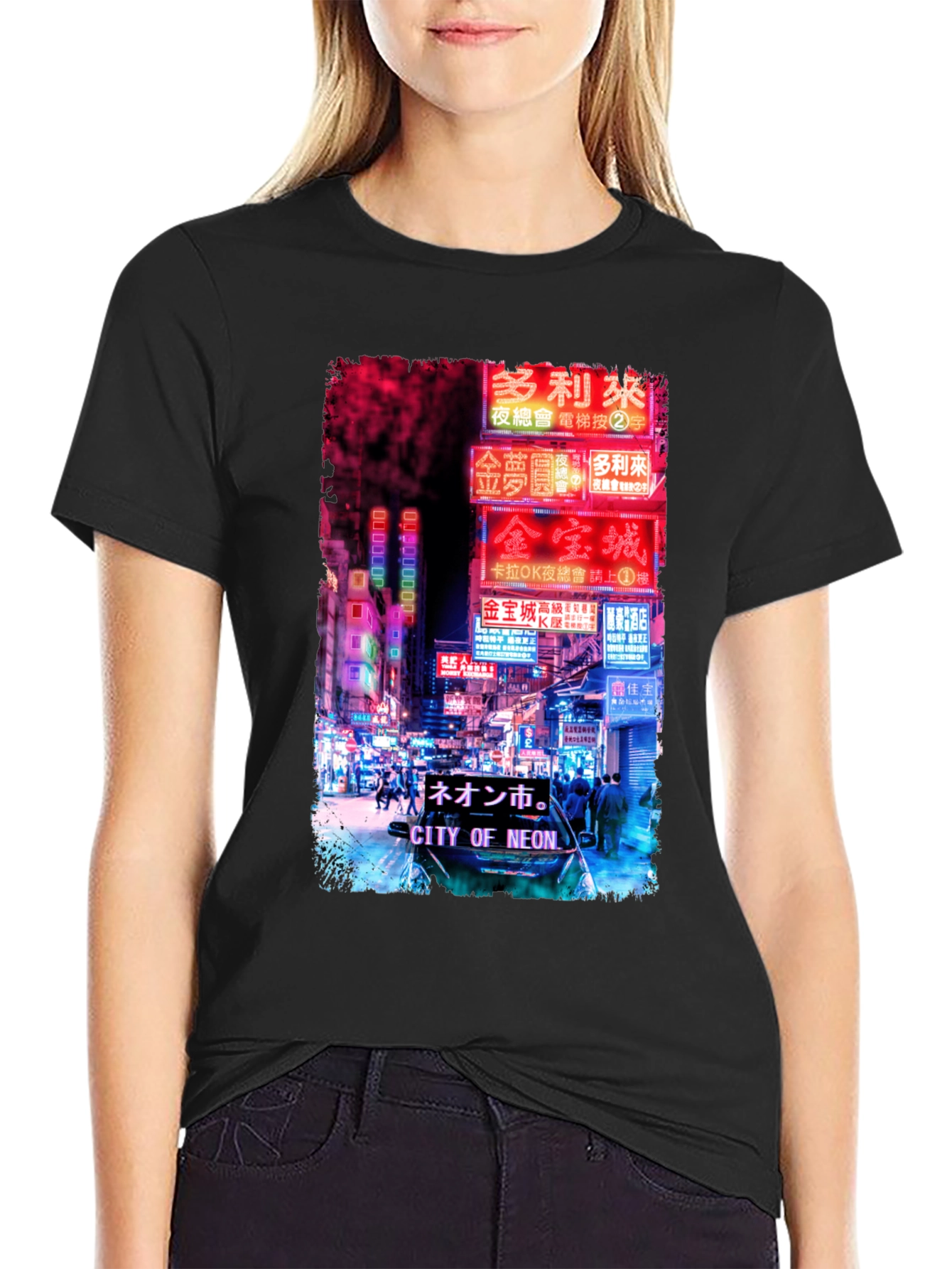 City of Neon T-Shirt - Urban Streetwear