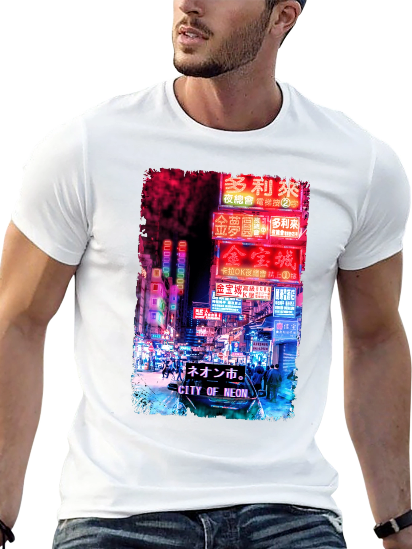 City of Neon T-Shirt - Urban Streetwear