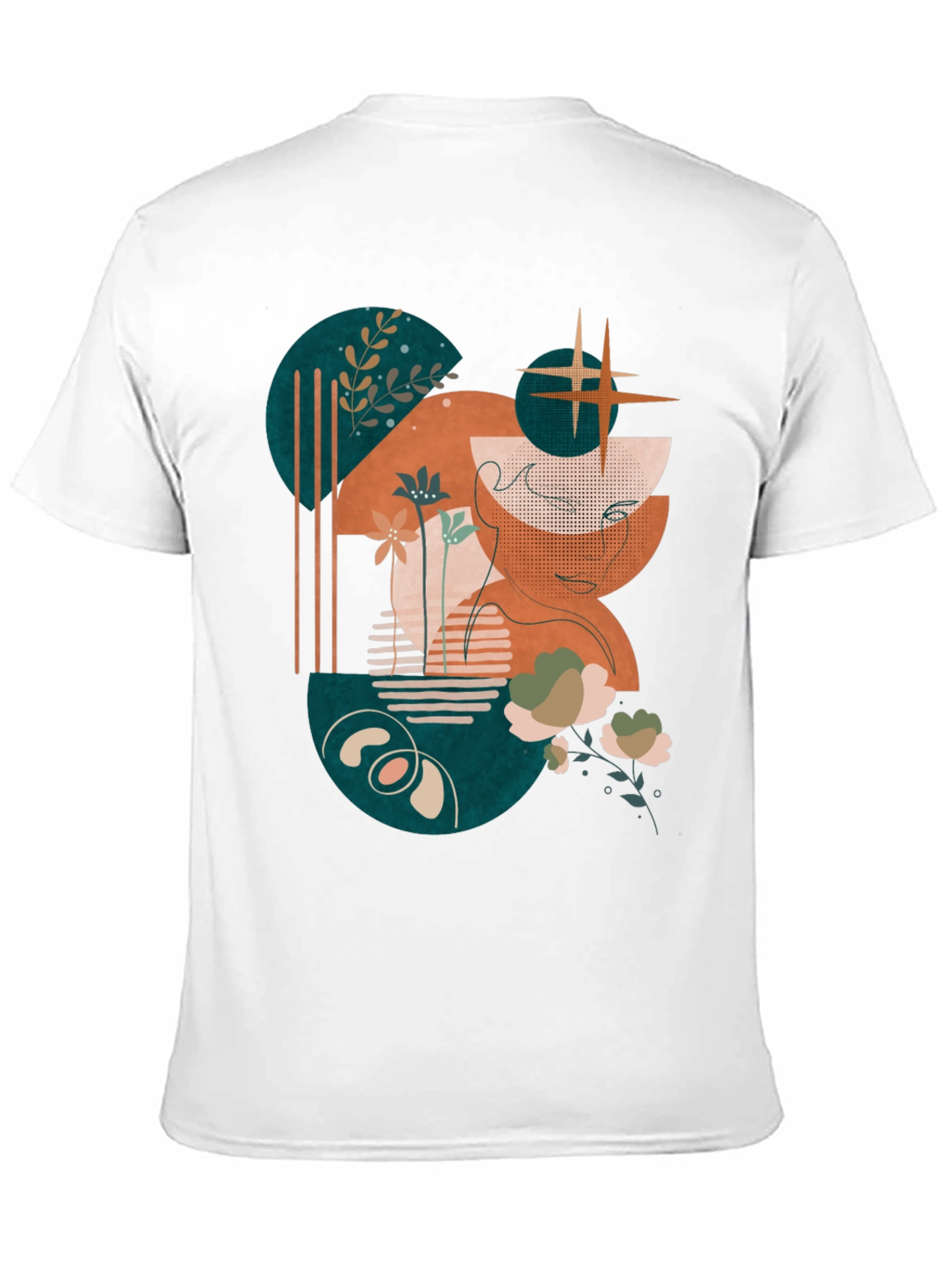 Abstract Graphic Print Tee