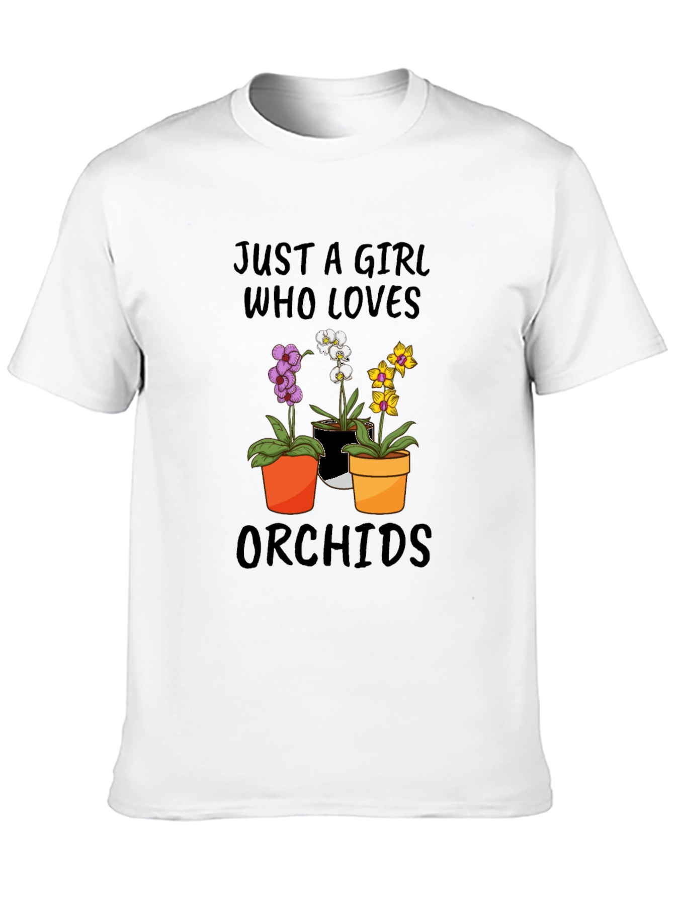 Just A Girl Who Loves Orchids T-Shirt