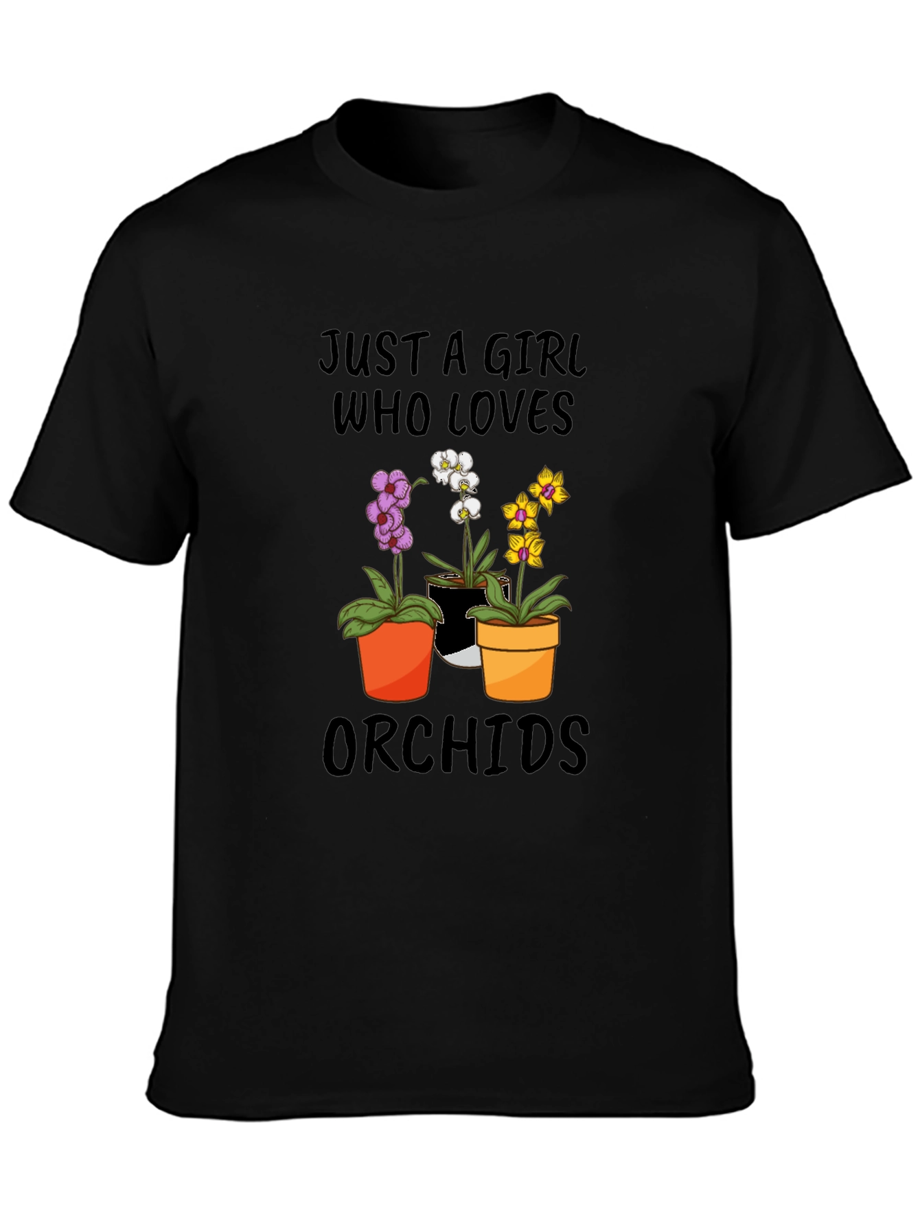 Just A Girl Who Loves Orchids T-Shirt