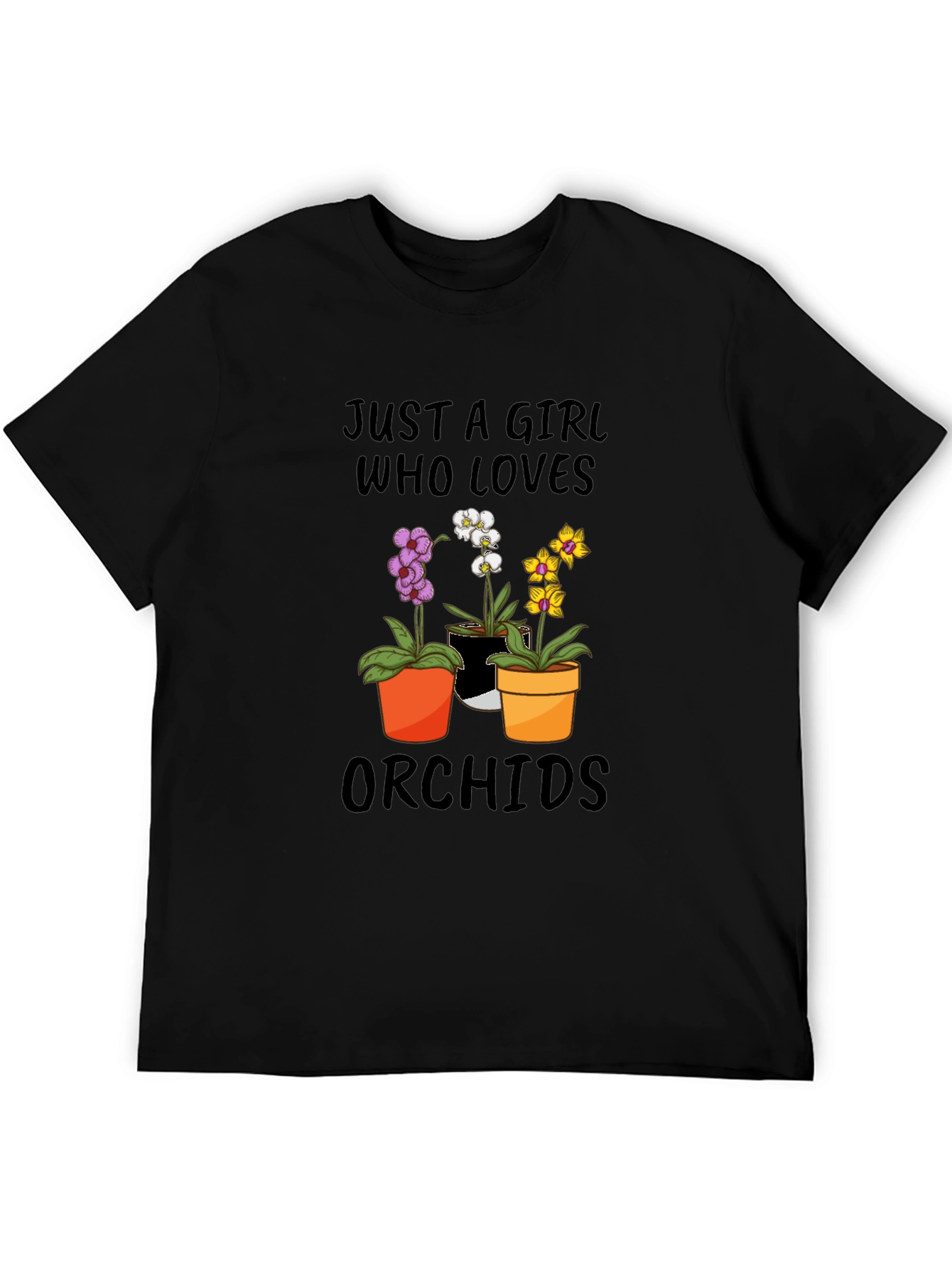 Just A Girl Who Loves Orchids T-Shirt