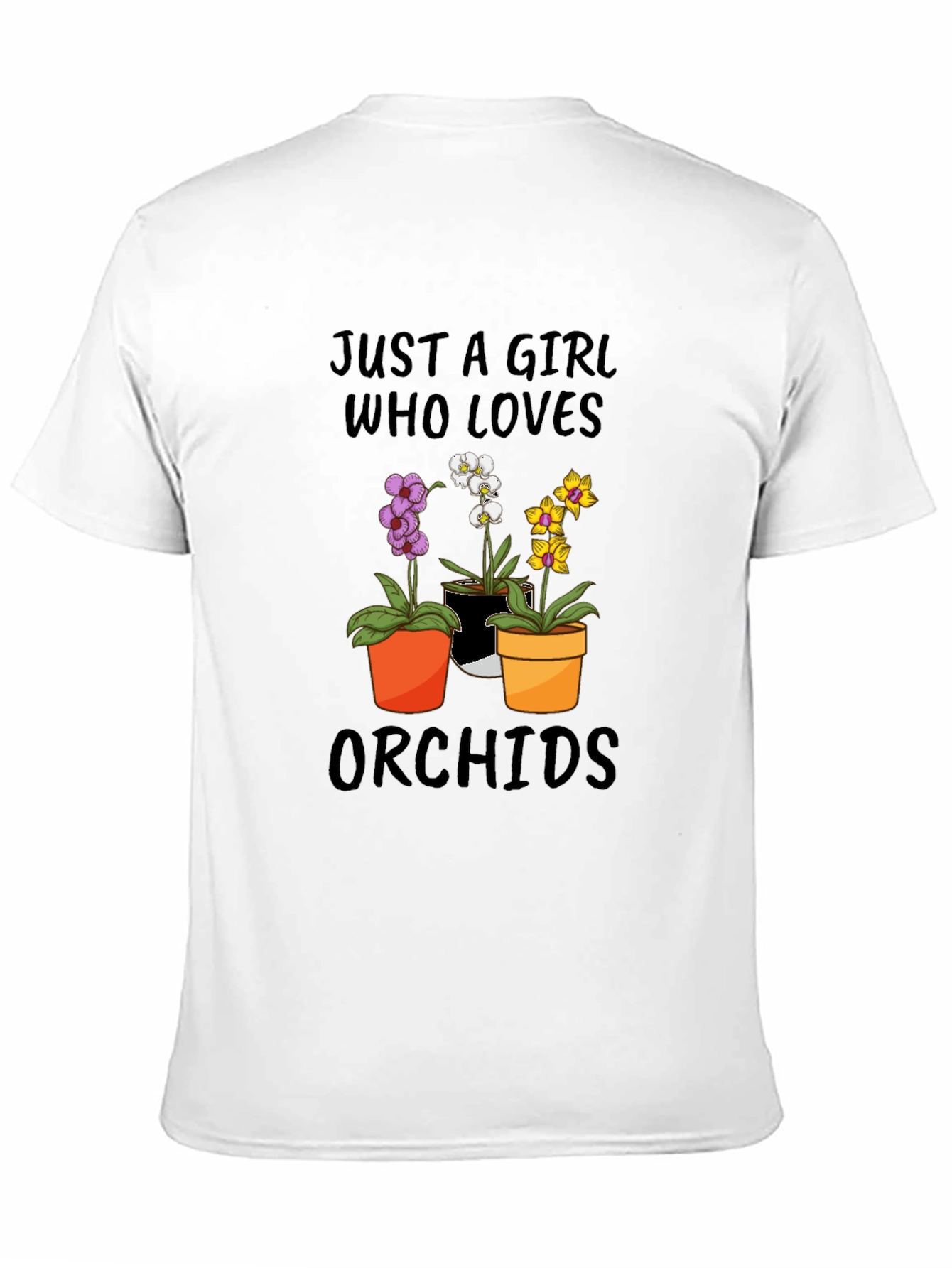 Just A Girl Who Loves Orchids T-Shirt