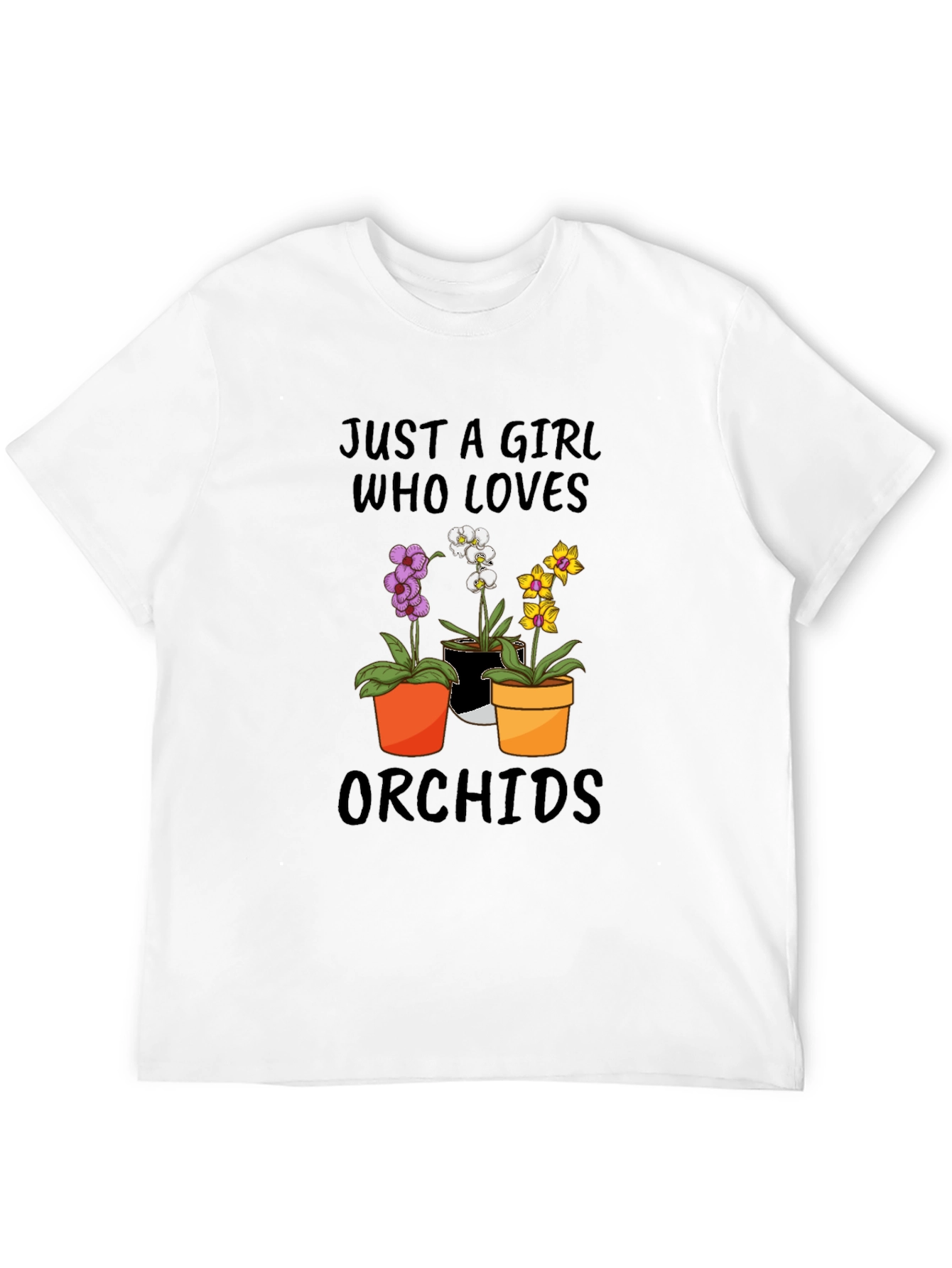 Just A Girl Who Loves Orchids T-Shirt