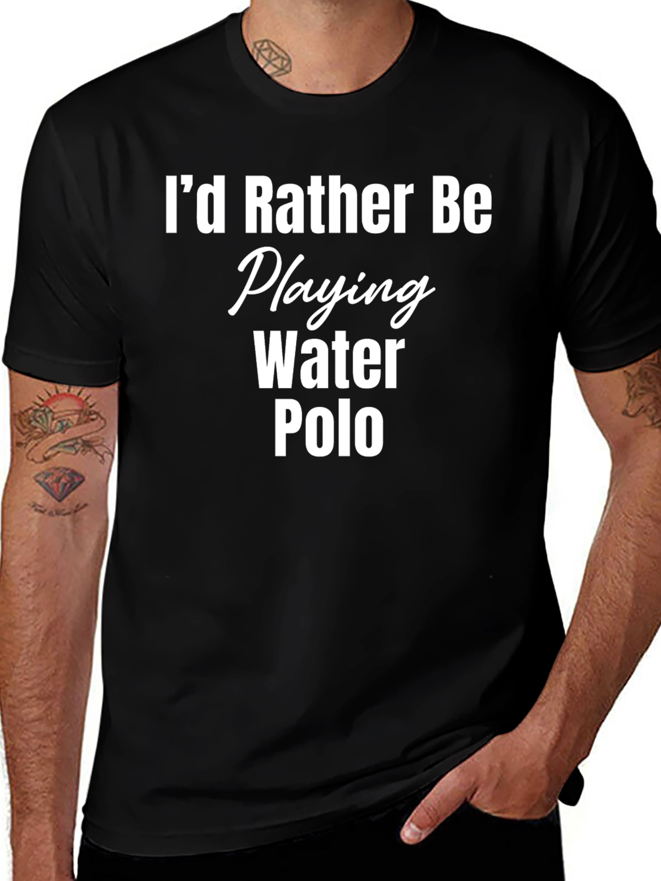 Id Rather Be Playing Water Polo T-Shirt