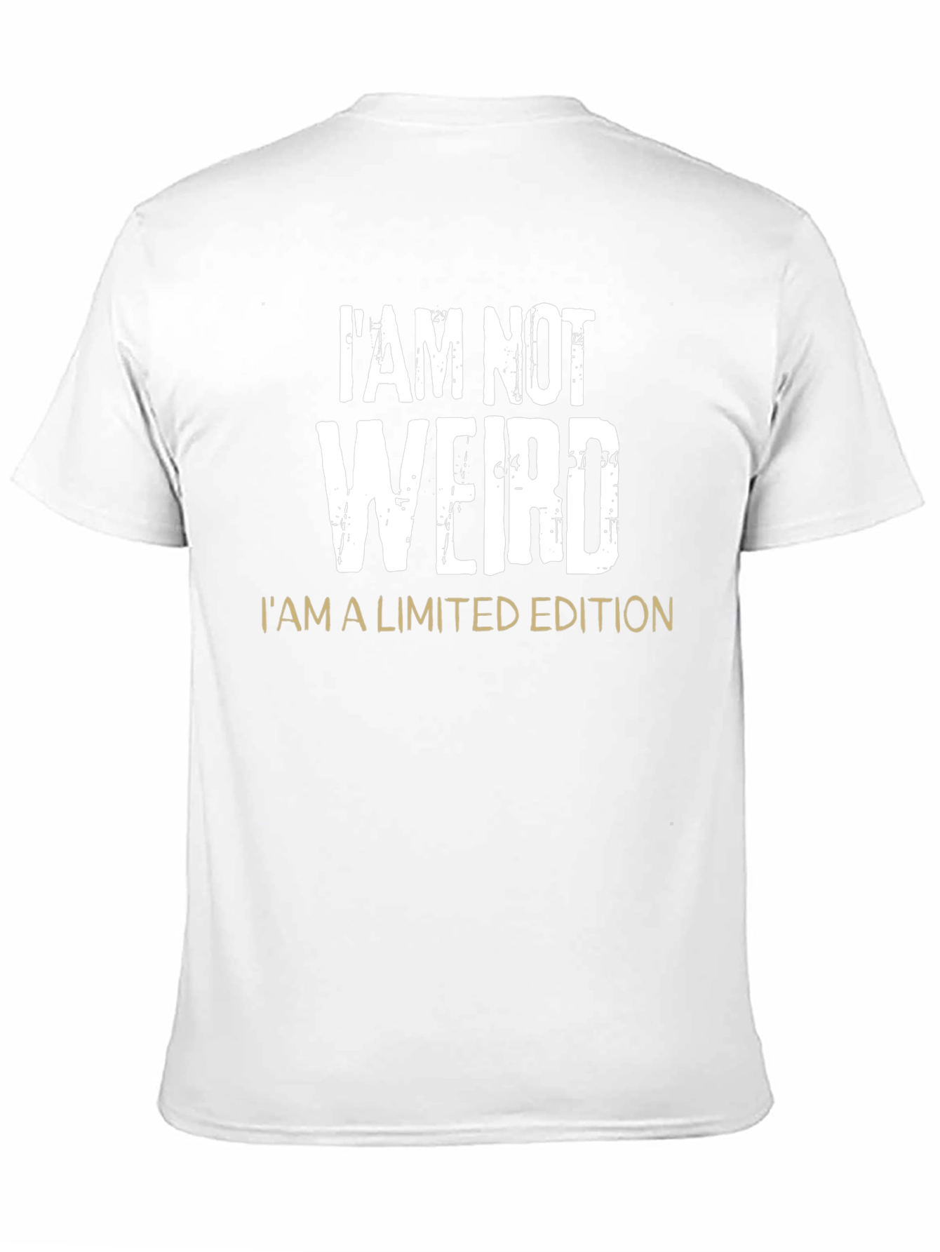 Im Not Weird Limited Edition Black T-Shirt