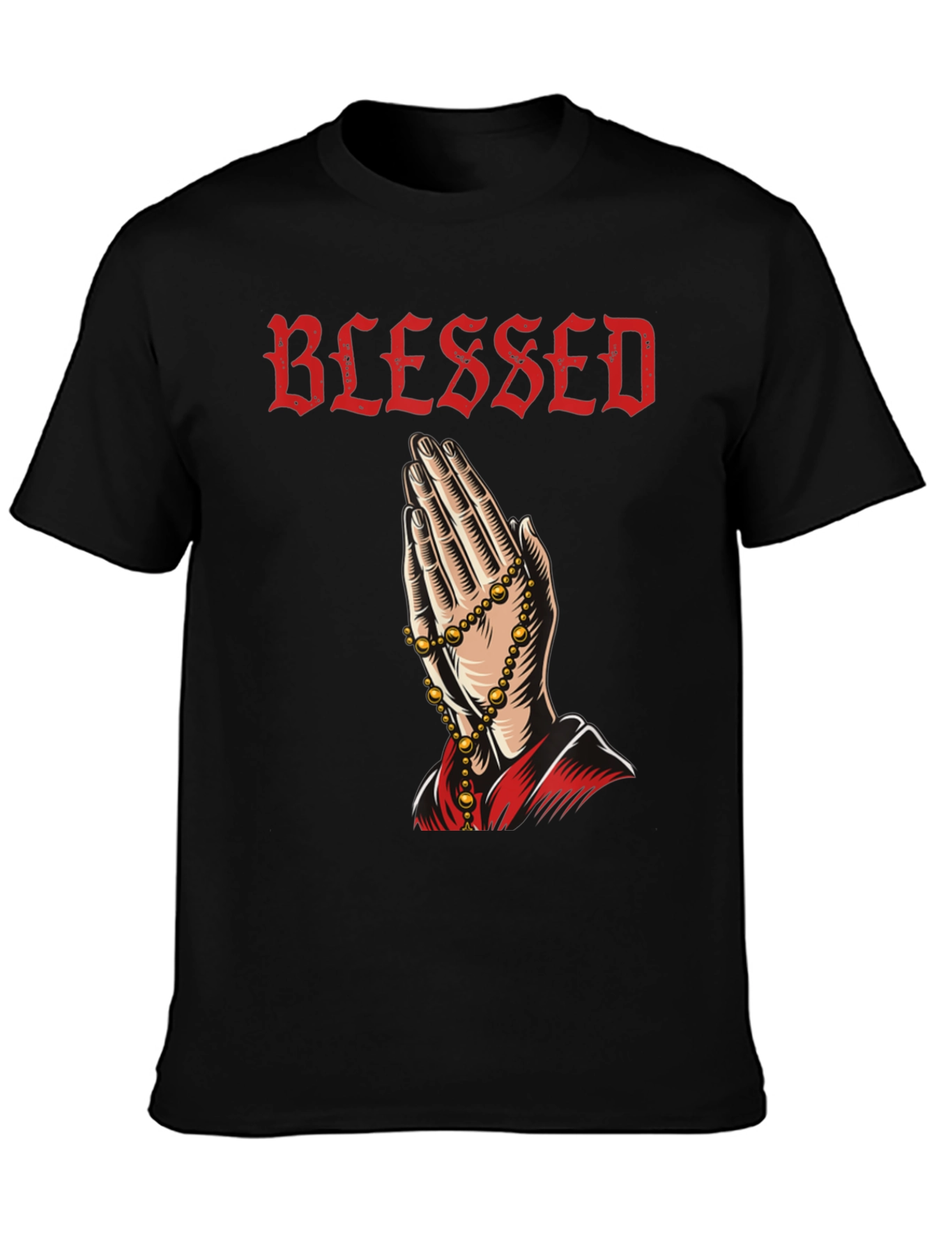 Blessed Praying Hands Graphic Tee