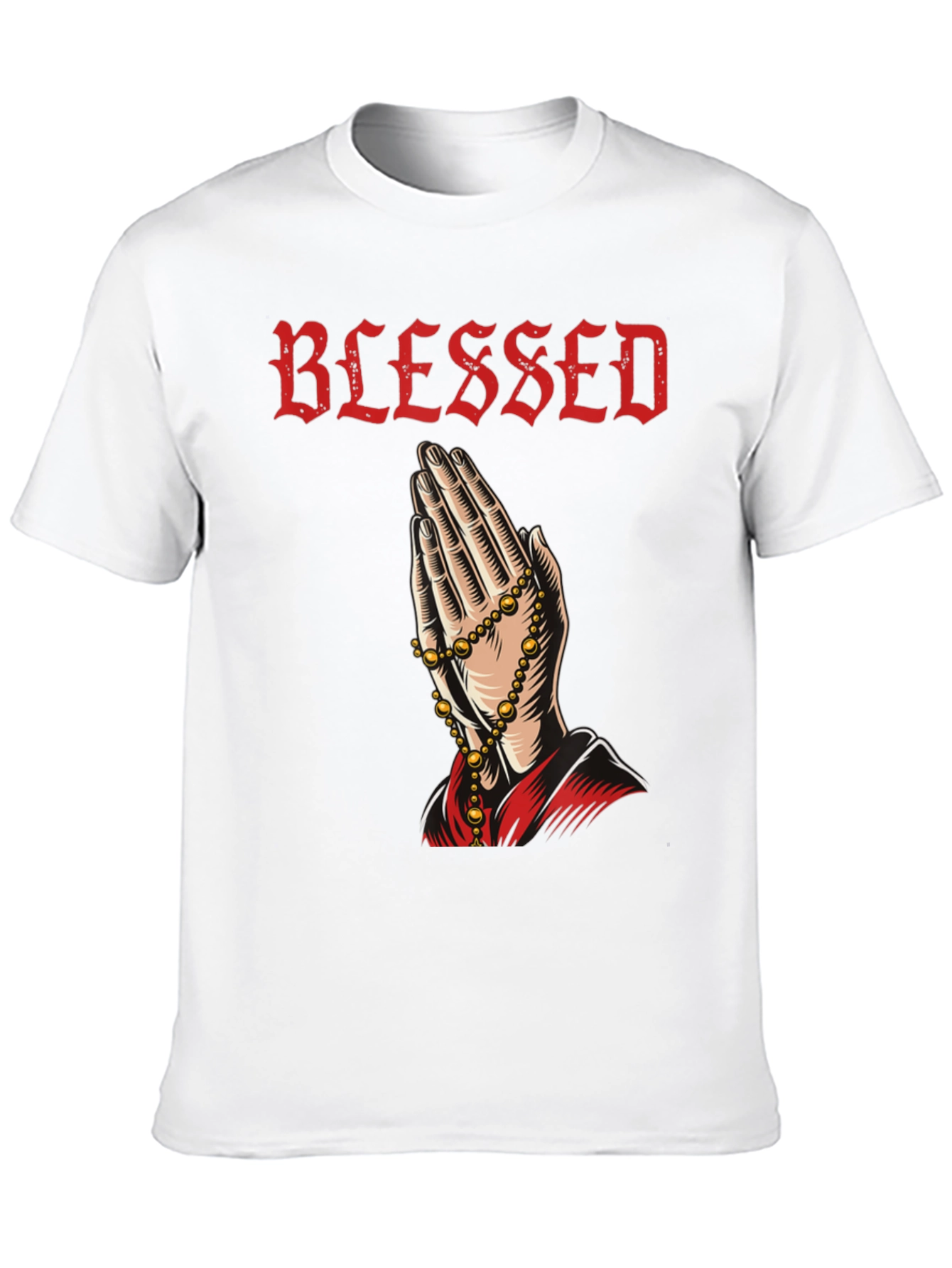 Blessed Praying Hands Graphic Tee