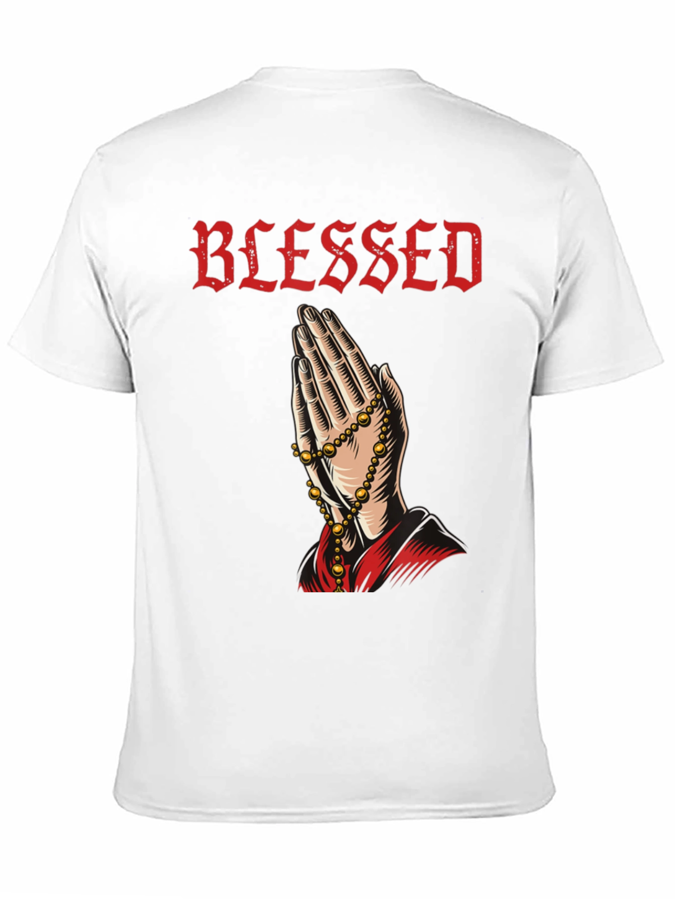 Blessed Praying Hands Graphic Tee
