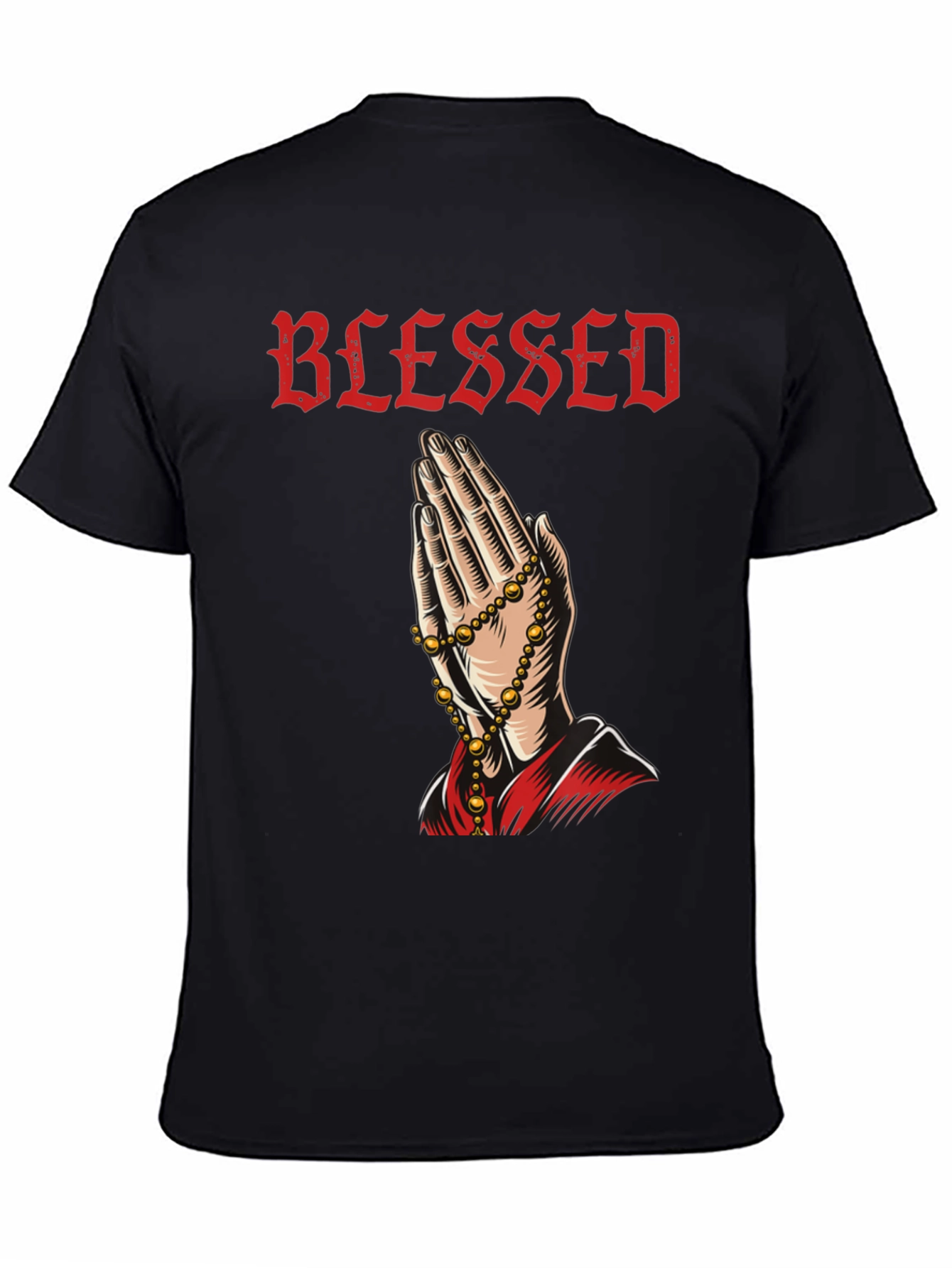 Blessed Praying Hands Graphic Tee