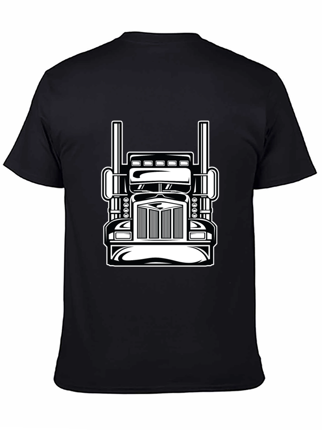 Truck Graphic T-Shirt - Bold Black Tee