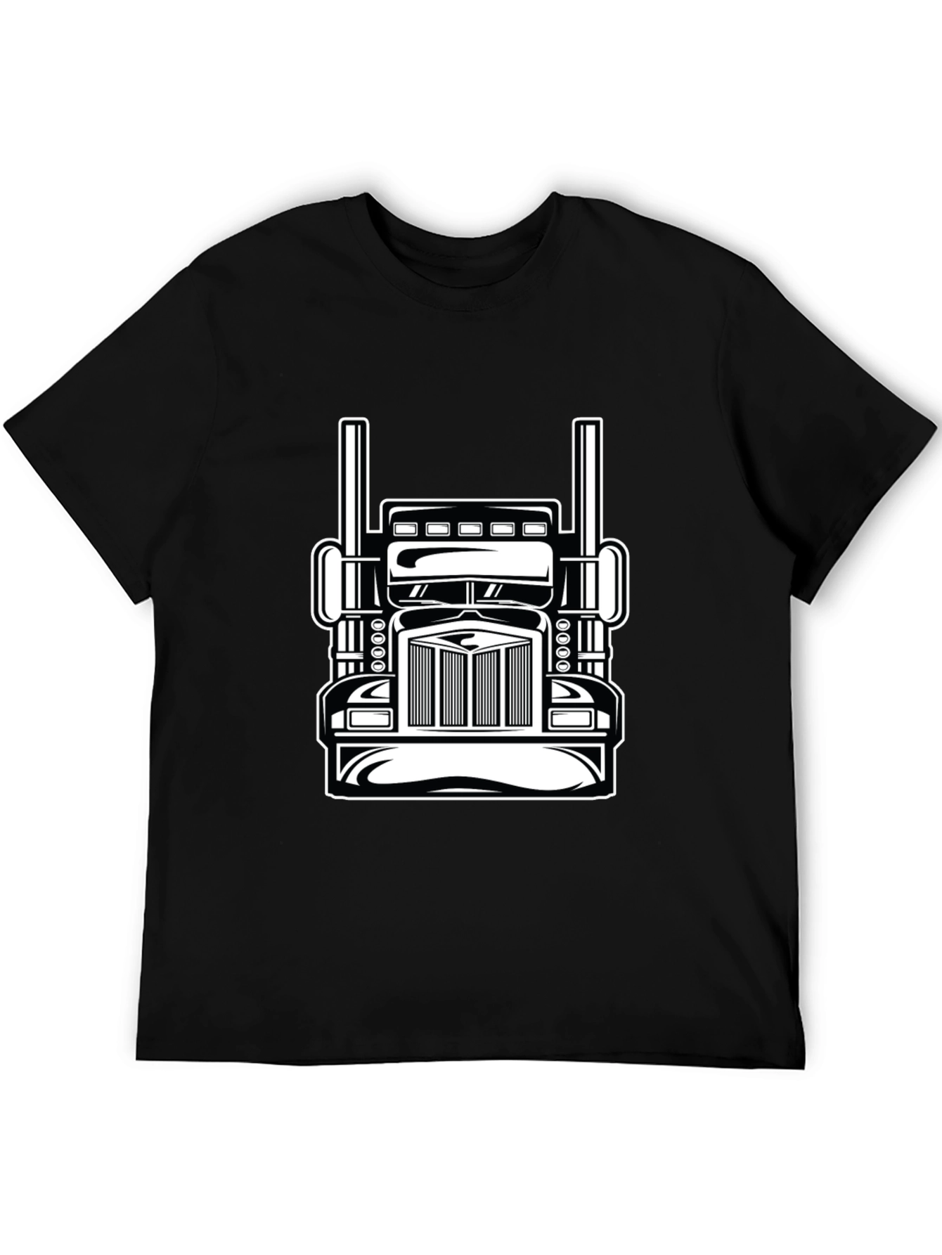 Truck Graphic T-Shirt - Bold Black Tee
