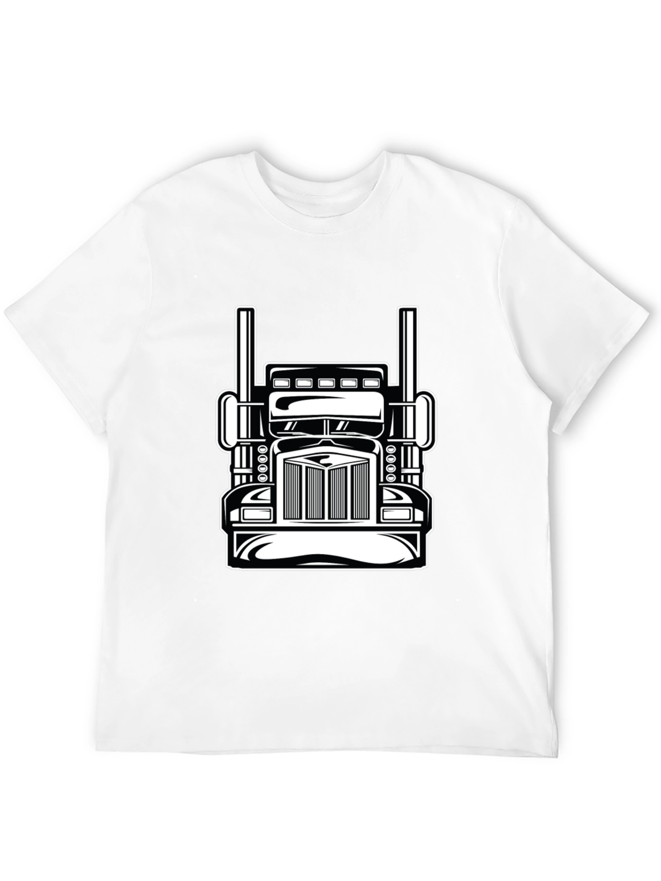 Truck Graphic T-Shirt - Bold Black Tee