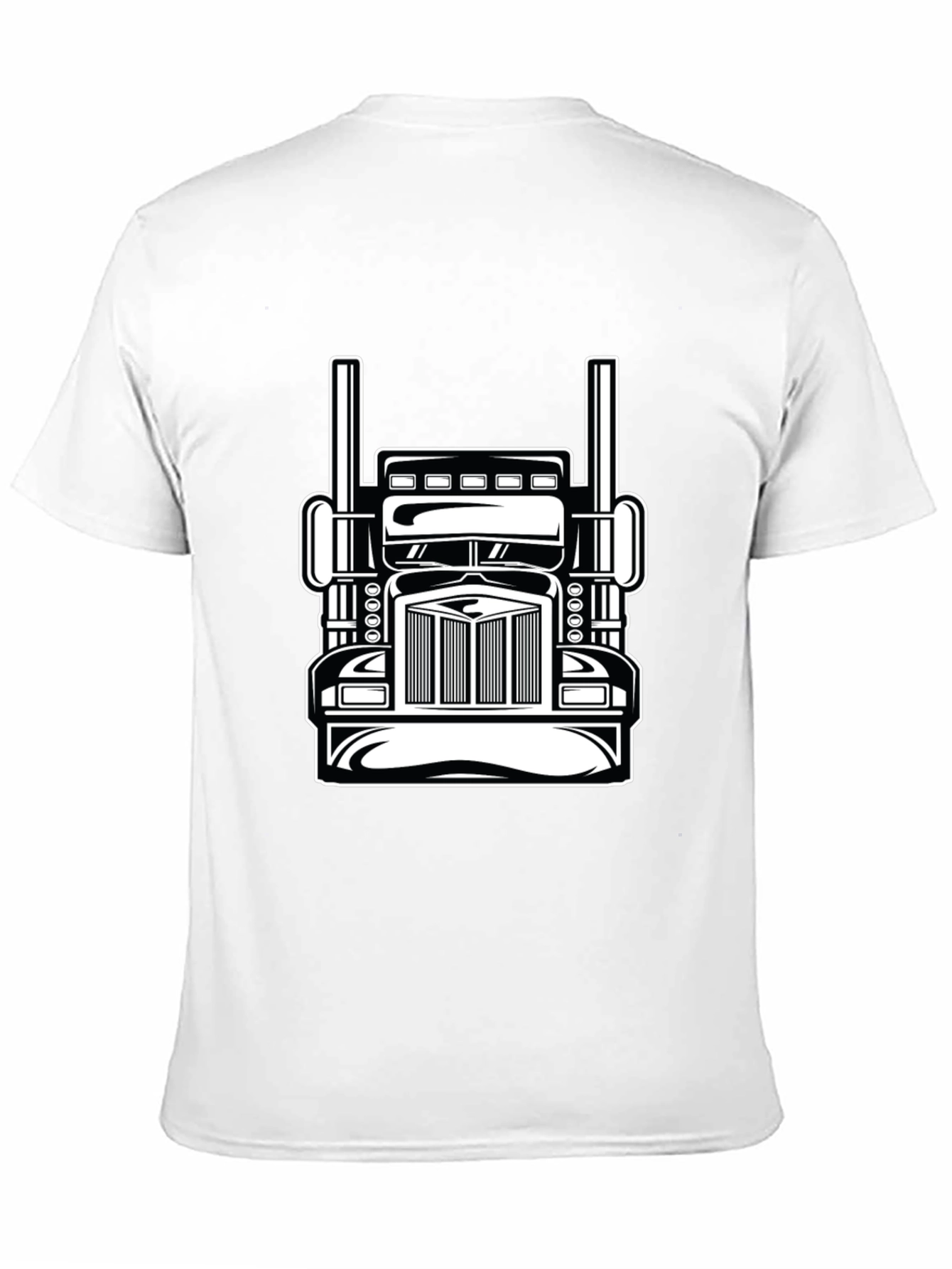 Truck Graphic T-Shirt - Bold Black Tee