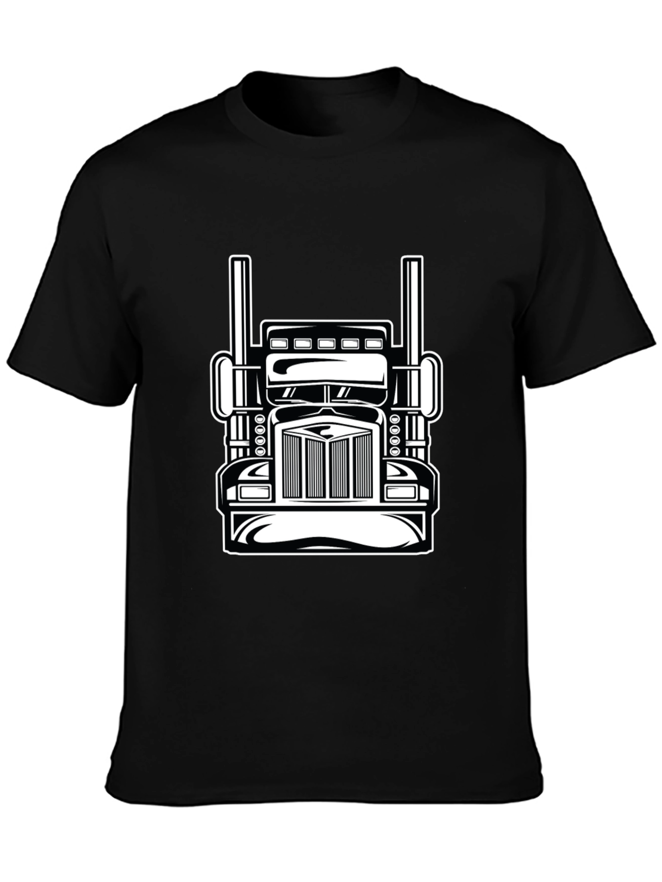 Truck Graphic T-Shirt - Bold Black Tee