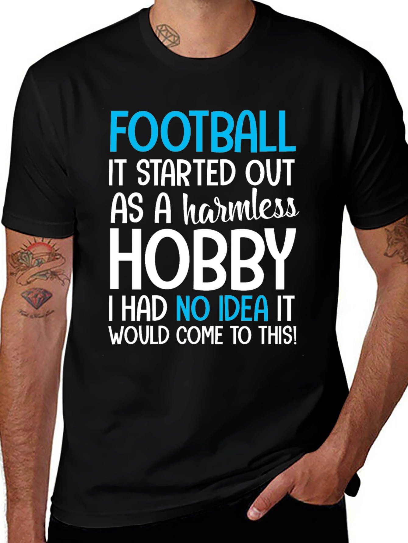 Football Hobby Graphic T-Shirt