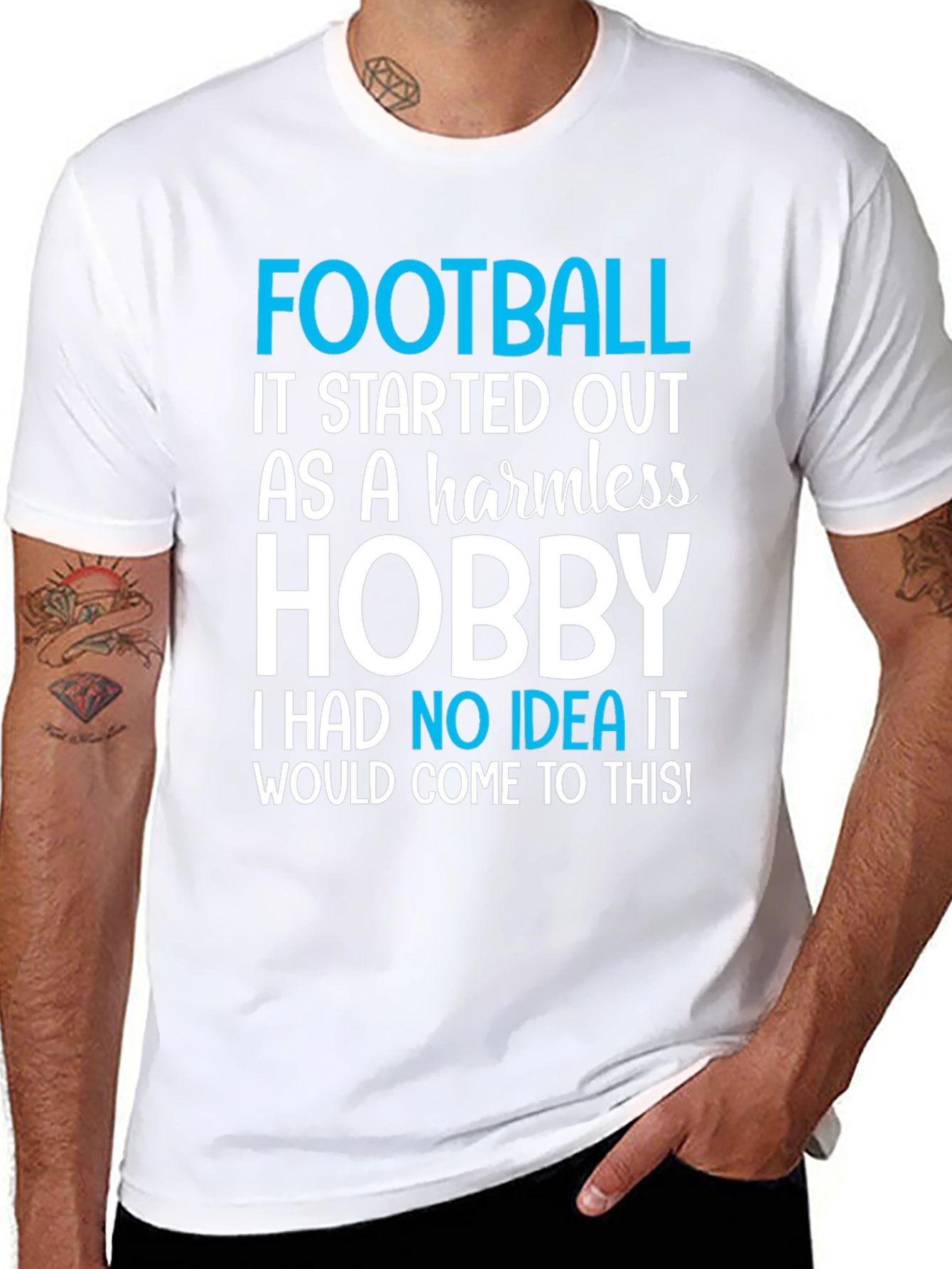 Football Hobby Graphic T-Shirt