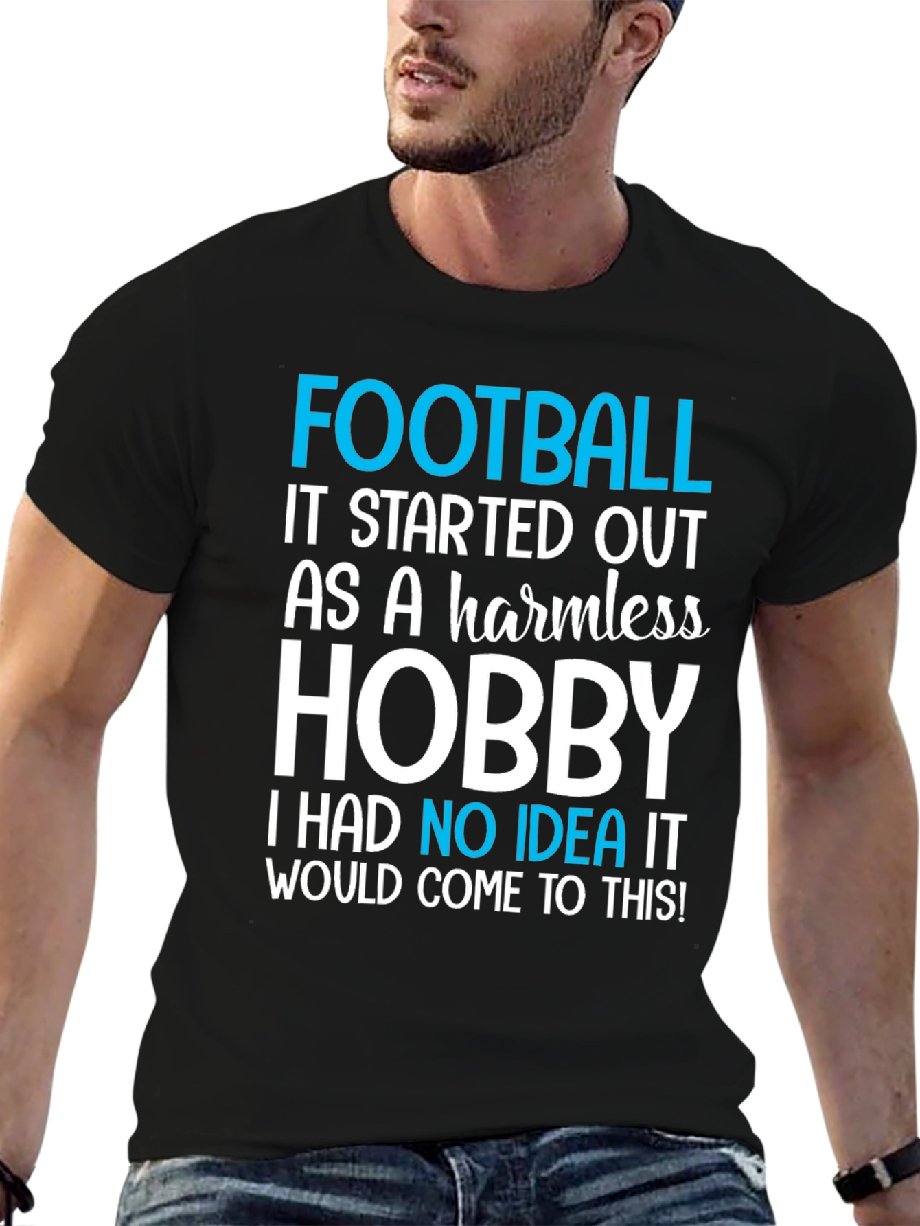 Football Hobby Graphic T-Shirt