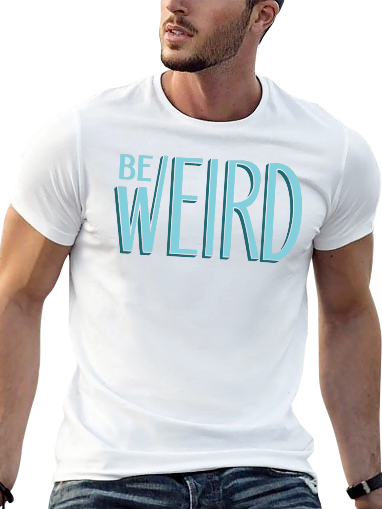 Be Weird T-Shirt - Black Graphic Tee