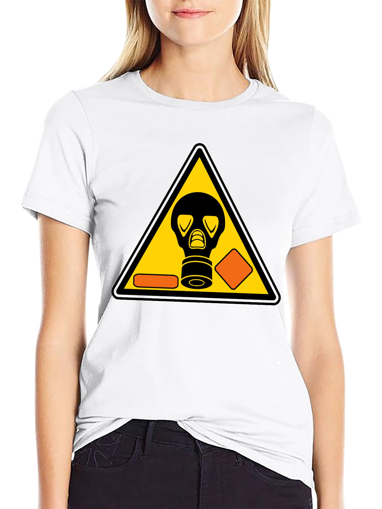 Hazard Gas Mask Graphic T-Shirt