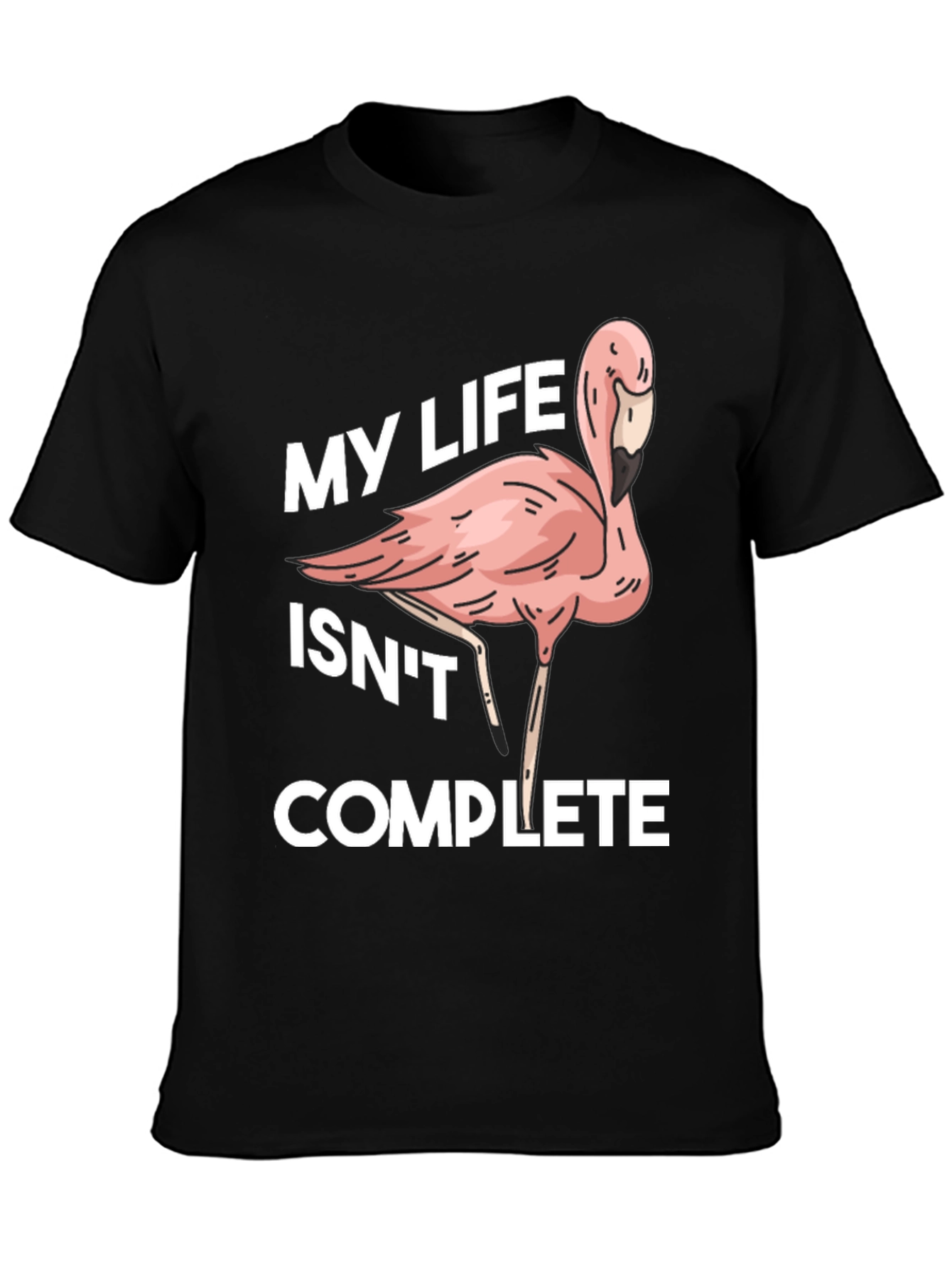 Flamingo Life Funny Graphic T-Shirt
