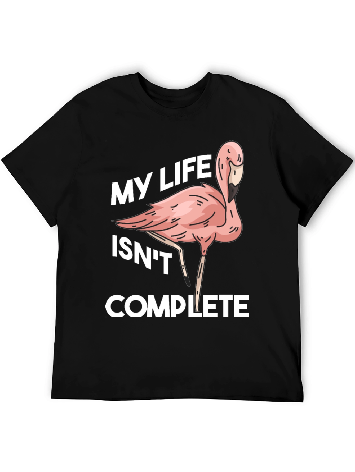 Flamingo Life Funny Graphic T-Shirt