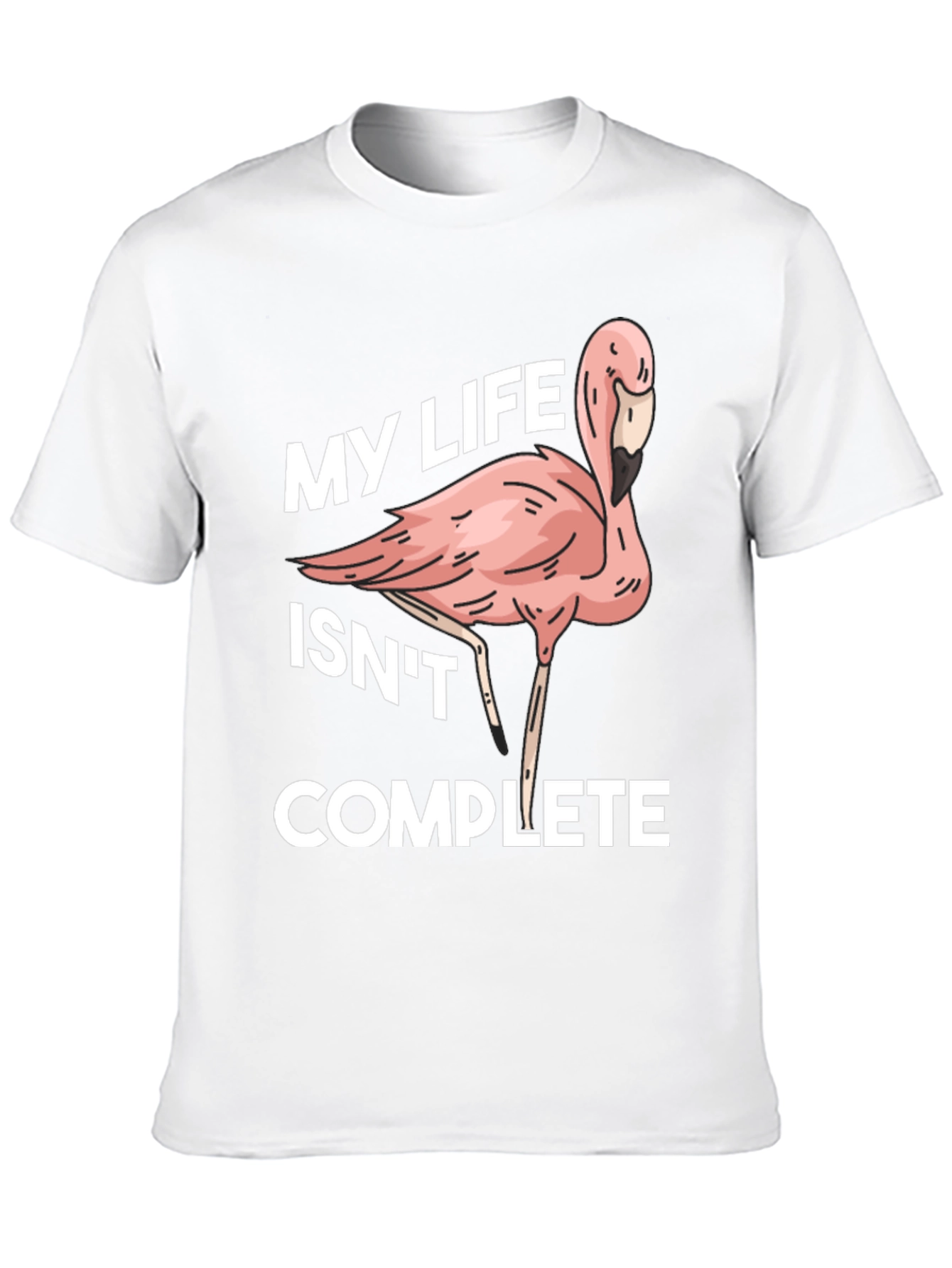 Flamingo Life Funny Graphic T-Shirt