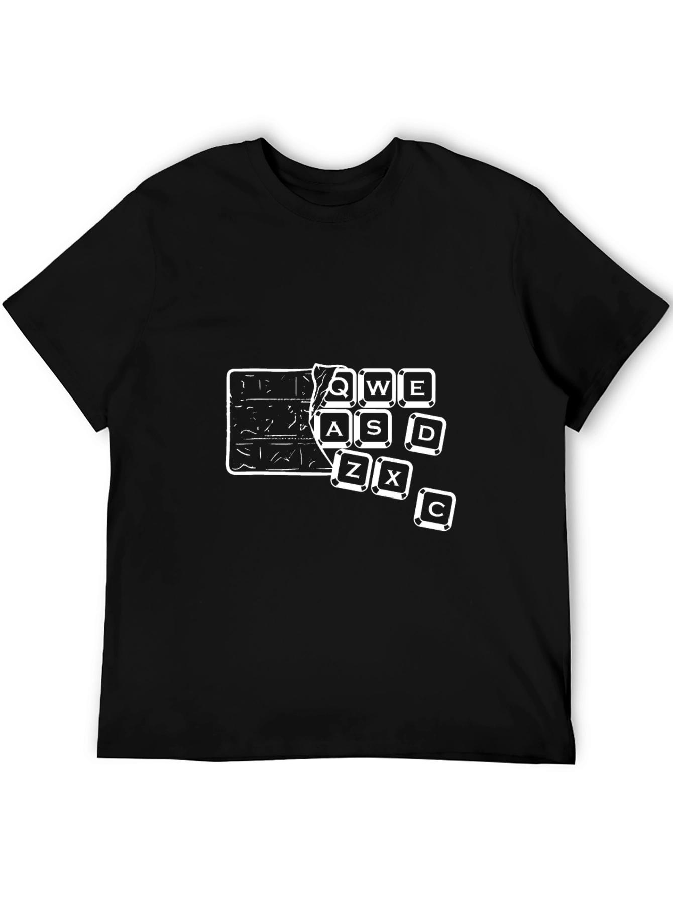 QWERTY Keyboard T-Shirt - Gamer Edition