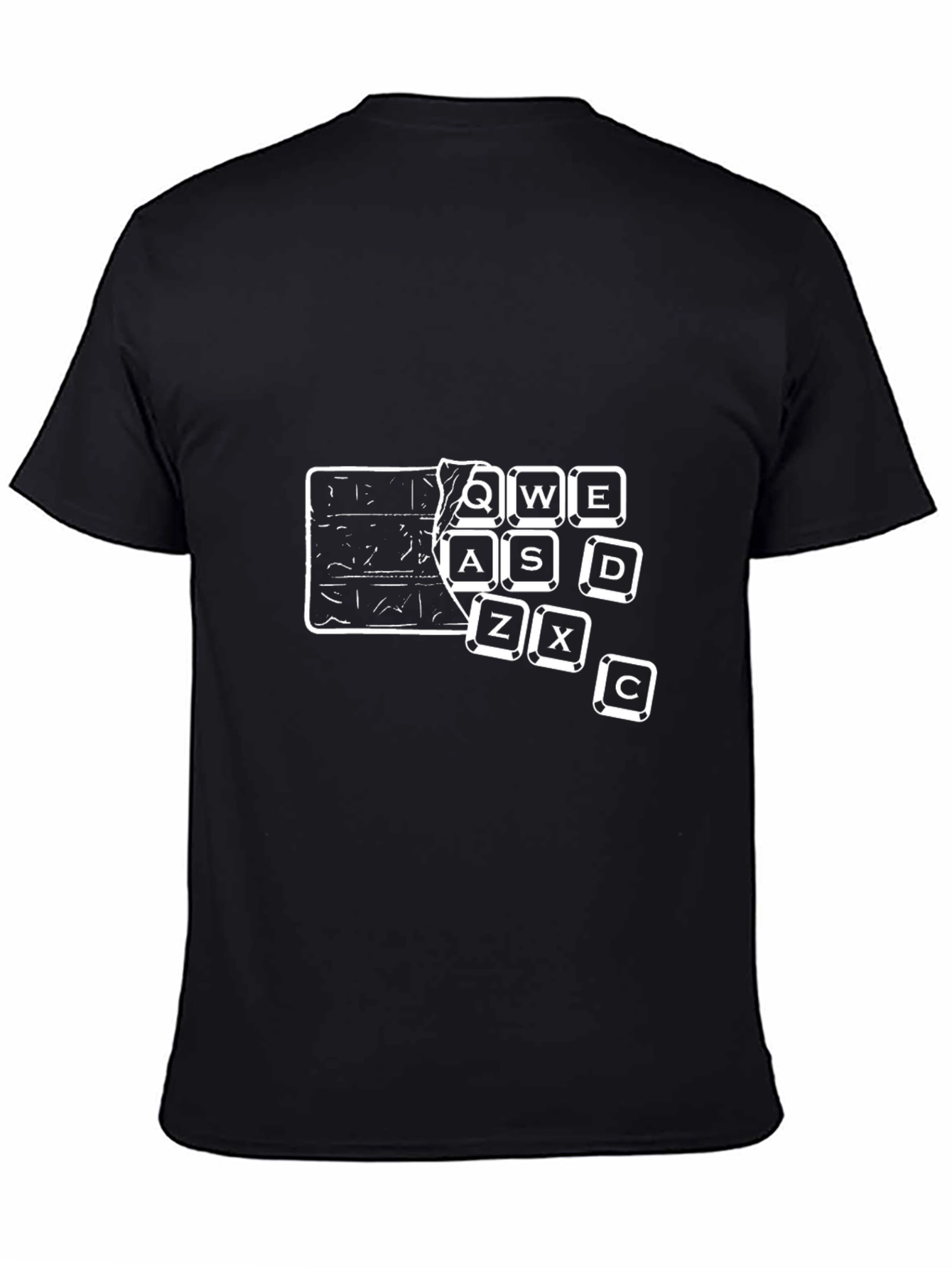 QWERTY Keyboard T-Shirt - Gamer Edition
