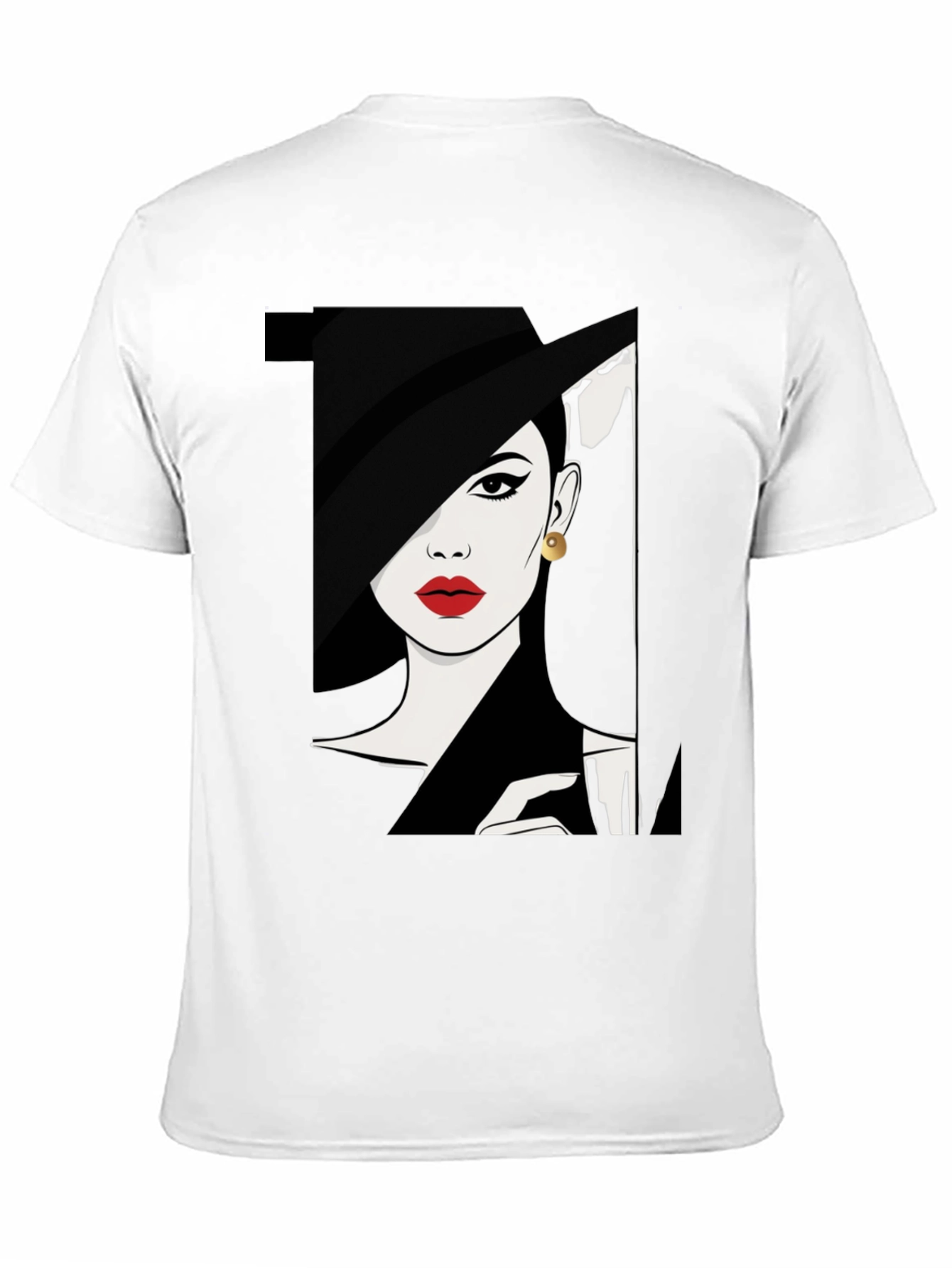 Audrey Hepburn Style Graphic Tee - Classic Chic Fashion
