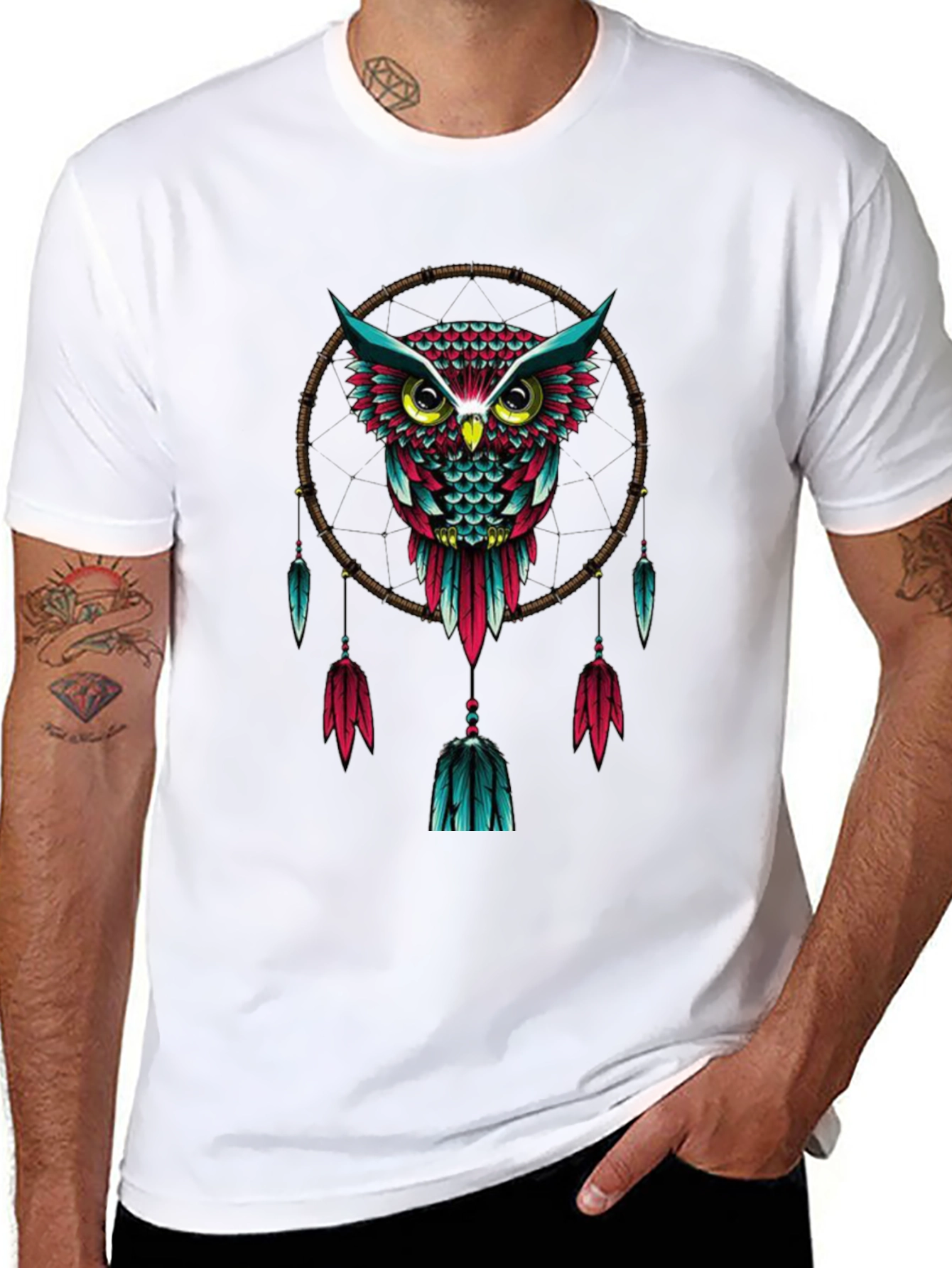 Owl Dreamcatcher Graphic Tee