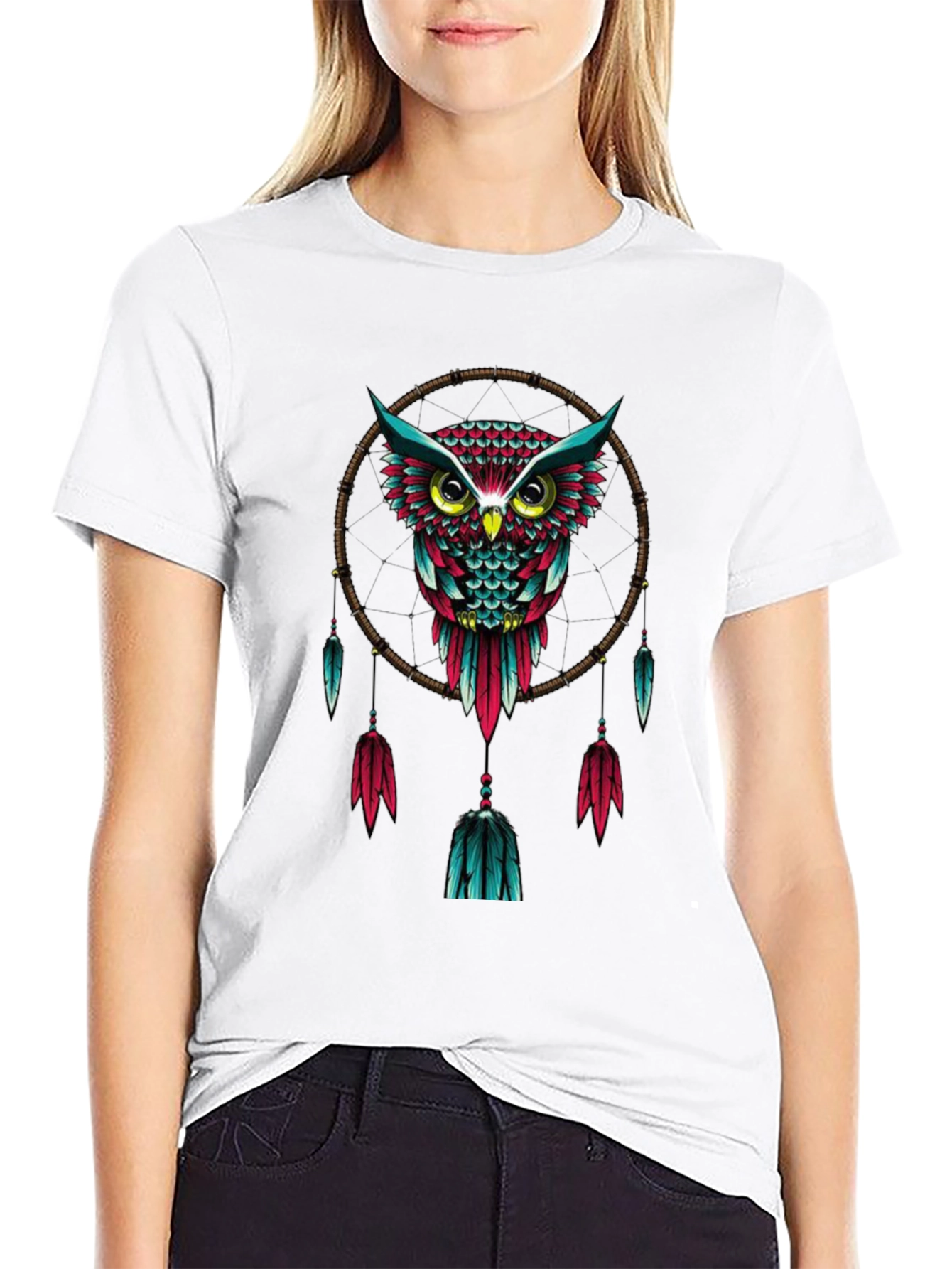 Owl Dreamcatcher Graphic Tee