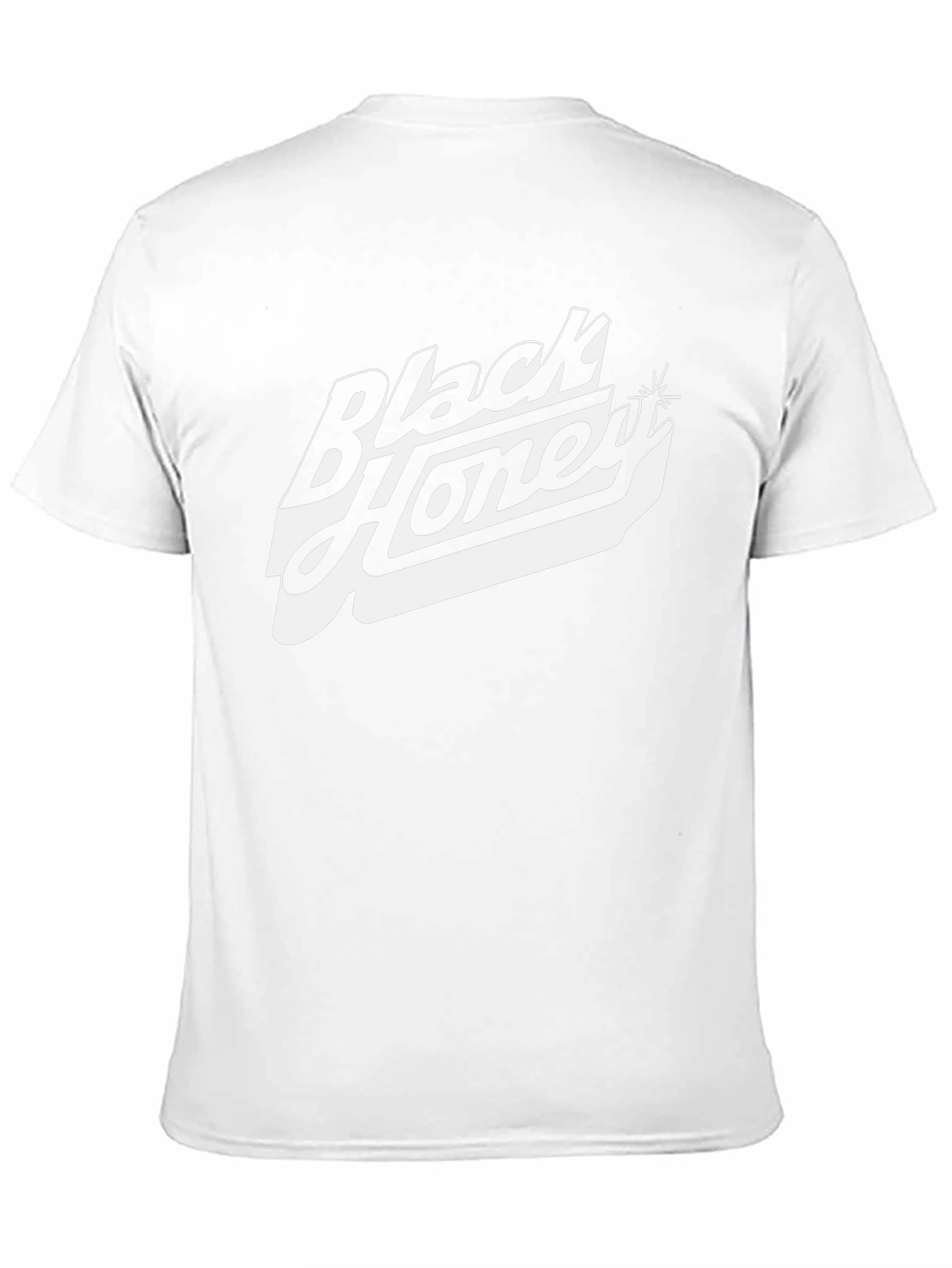 Black Honey Graphic Tee - Classic Black Cotton T-Shirt
