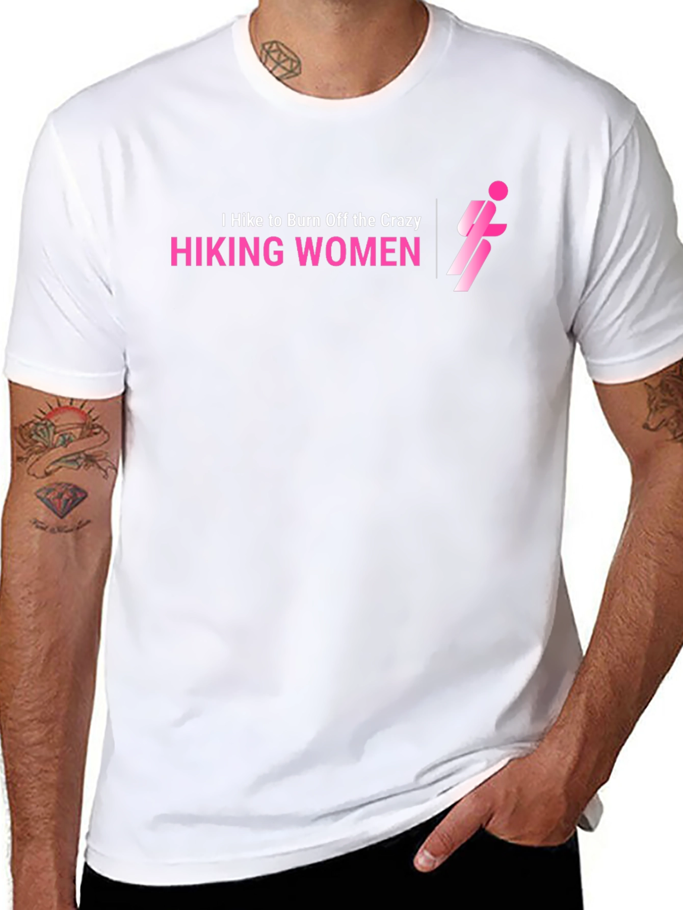 Hiking Women T-Shirt - Burn Off The Crazy