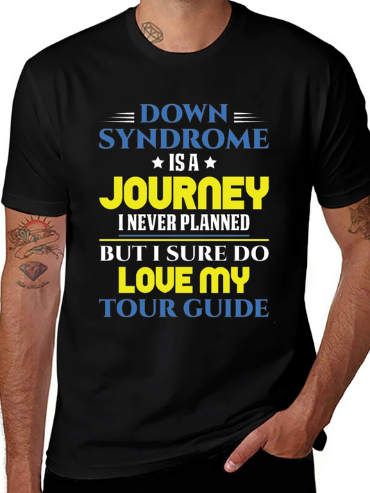 Down Syndrome Journey T-Shirt Tour Guide Tee