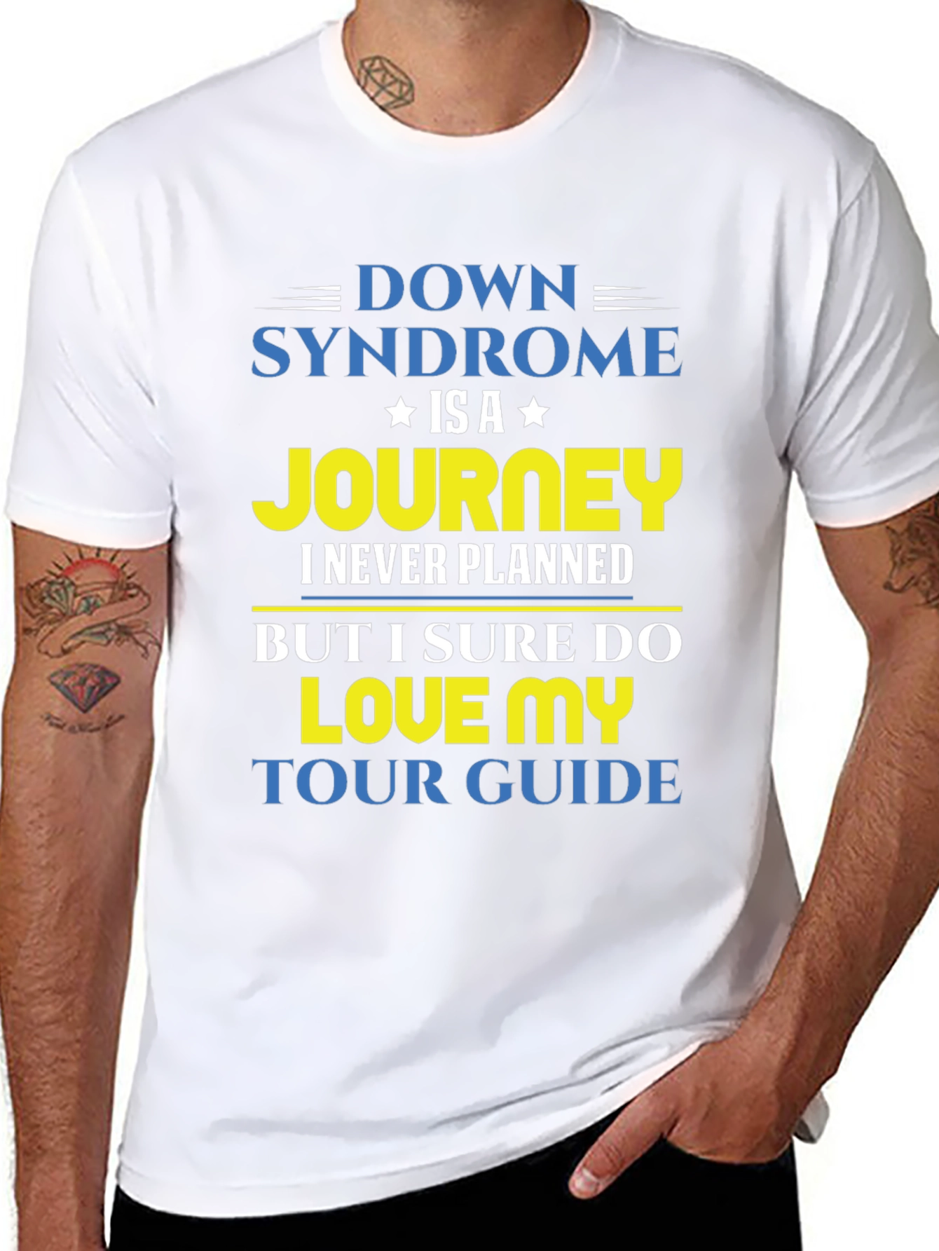 Down Syndrome Journey T-Shirt Tour Guide Tee
