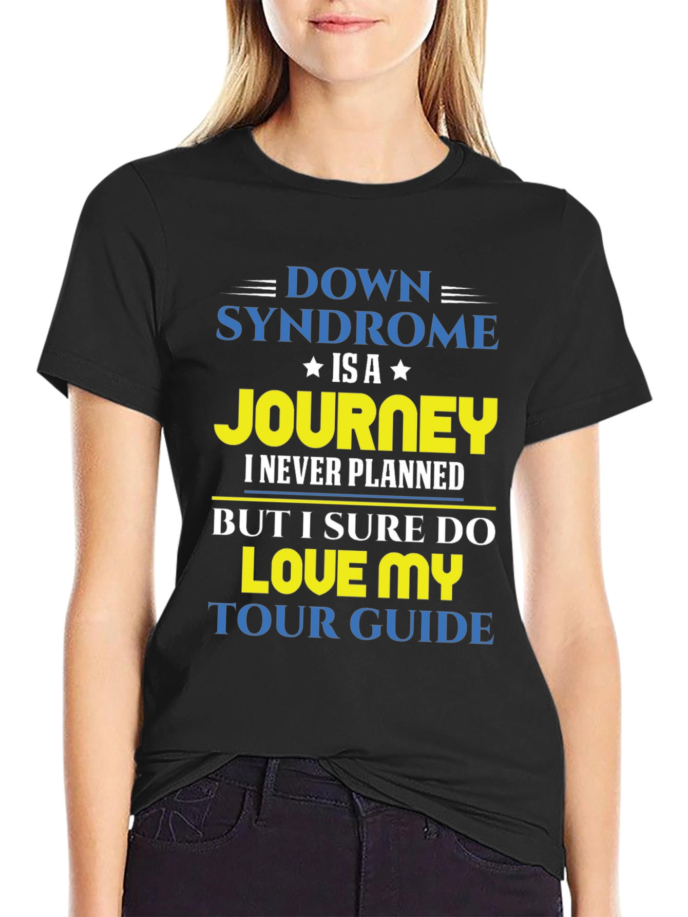 Down Syndrome Journey T-Shirt Tour Guide Tee