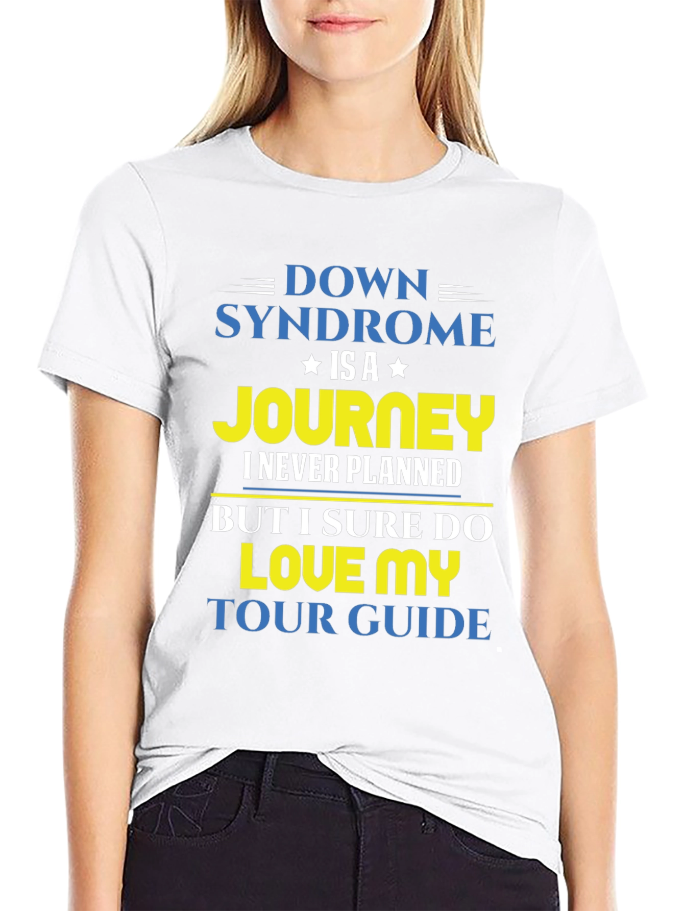 Down Syndrome Journey T-Shirt Tour Guide Tee