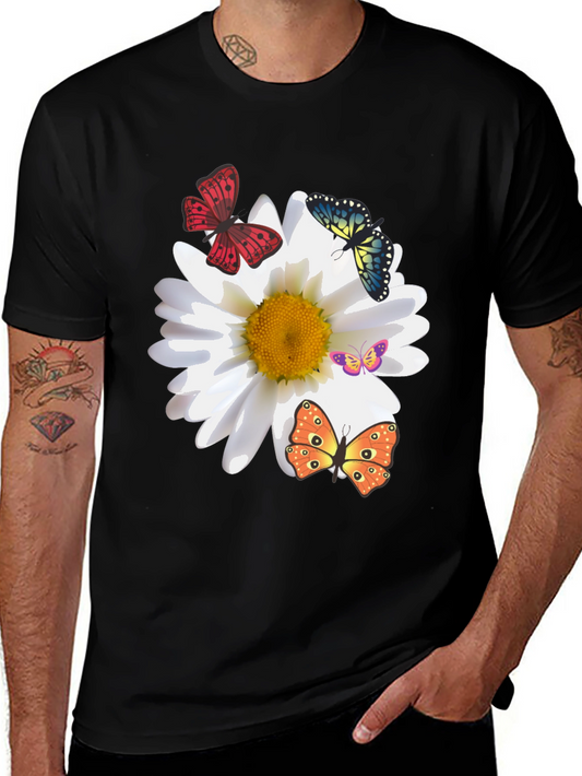 Butterfly & Daisy Graphic Tee