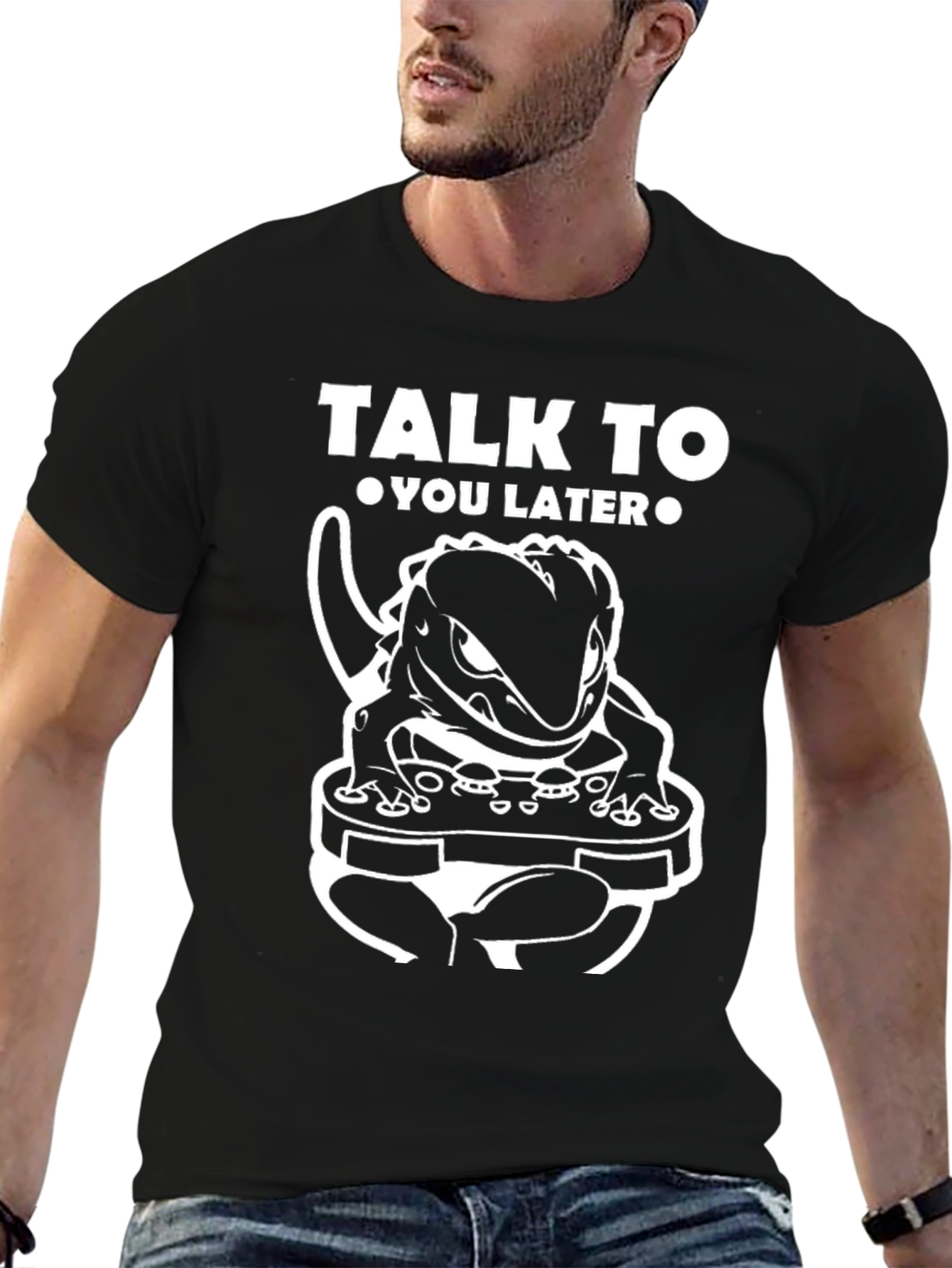 Talk to You Later Lizard Gamer T-Shirt