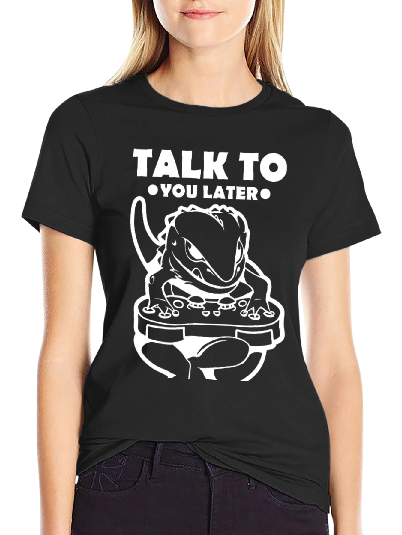 Talk to You Later Lizard Gamer T-Shirt