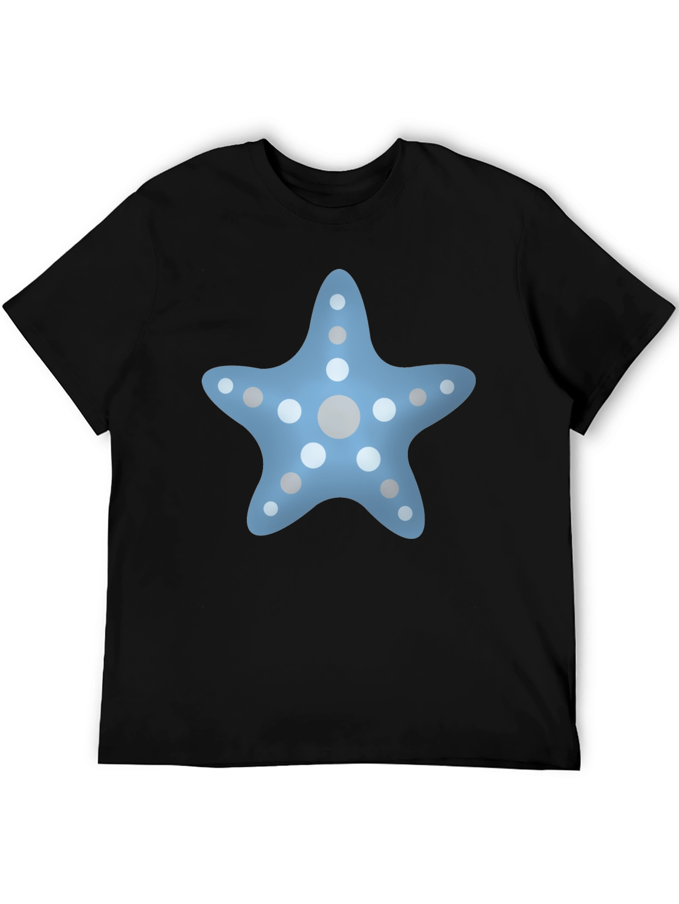 Starfish Graphic Tee - Black Cotton Blend