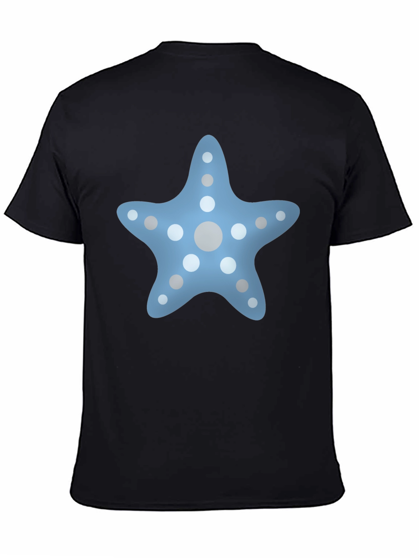 Starfish Graphic Tee - Black Cotton Blend