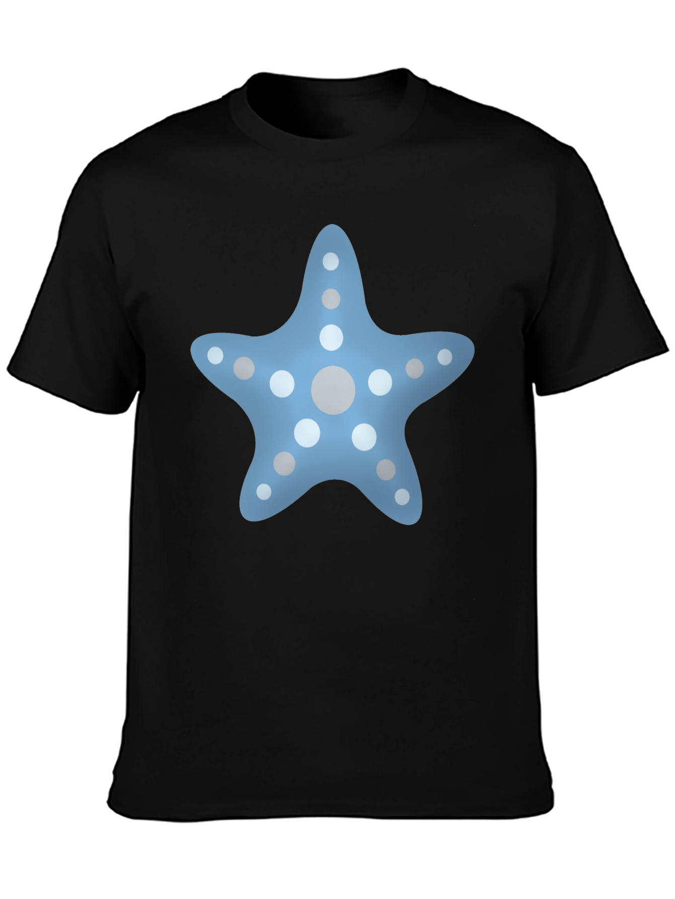 Starfish Graphic Tee - Black Cotton Blend