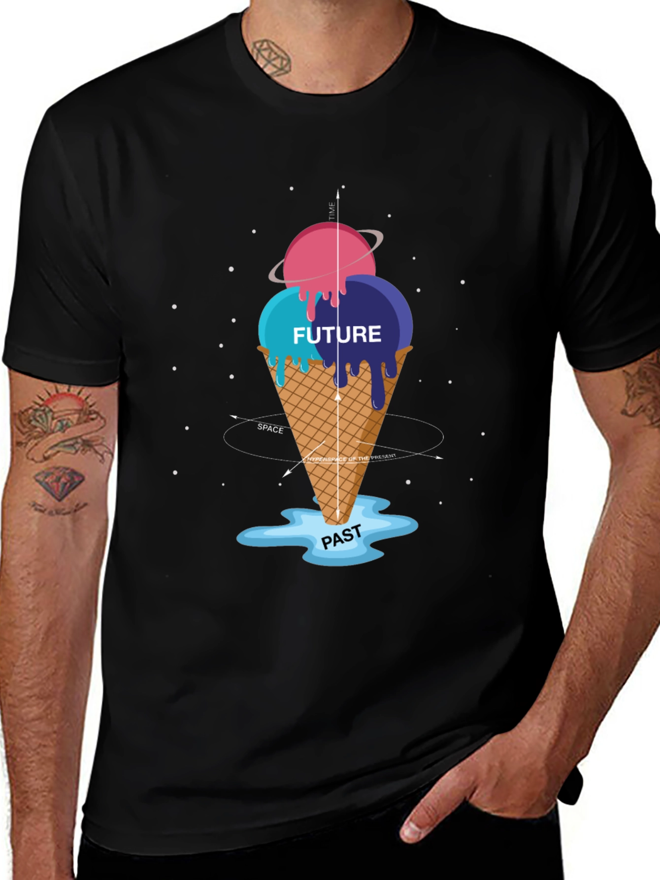 Time-Traveling Ice Cream Tee
